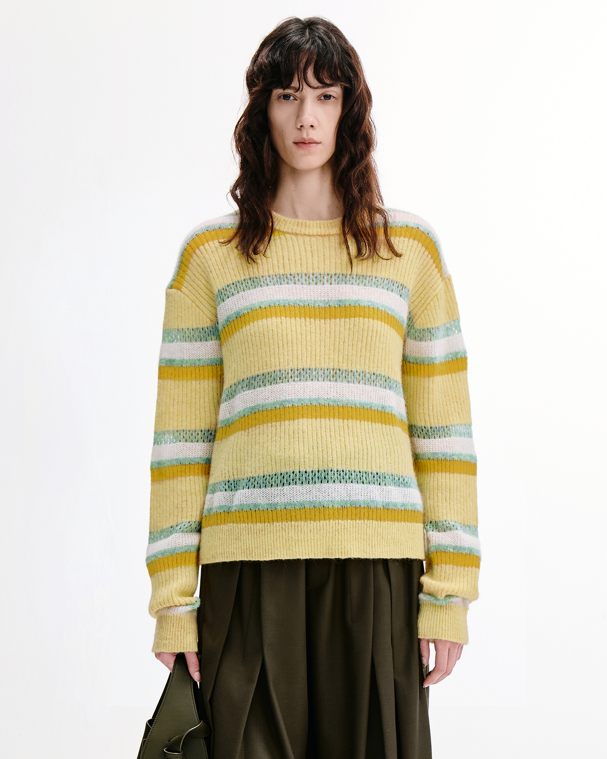 Sunset Stripe Sweater – Alpaca & Mohair | Selfwho