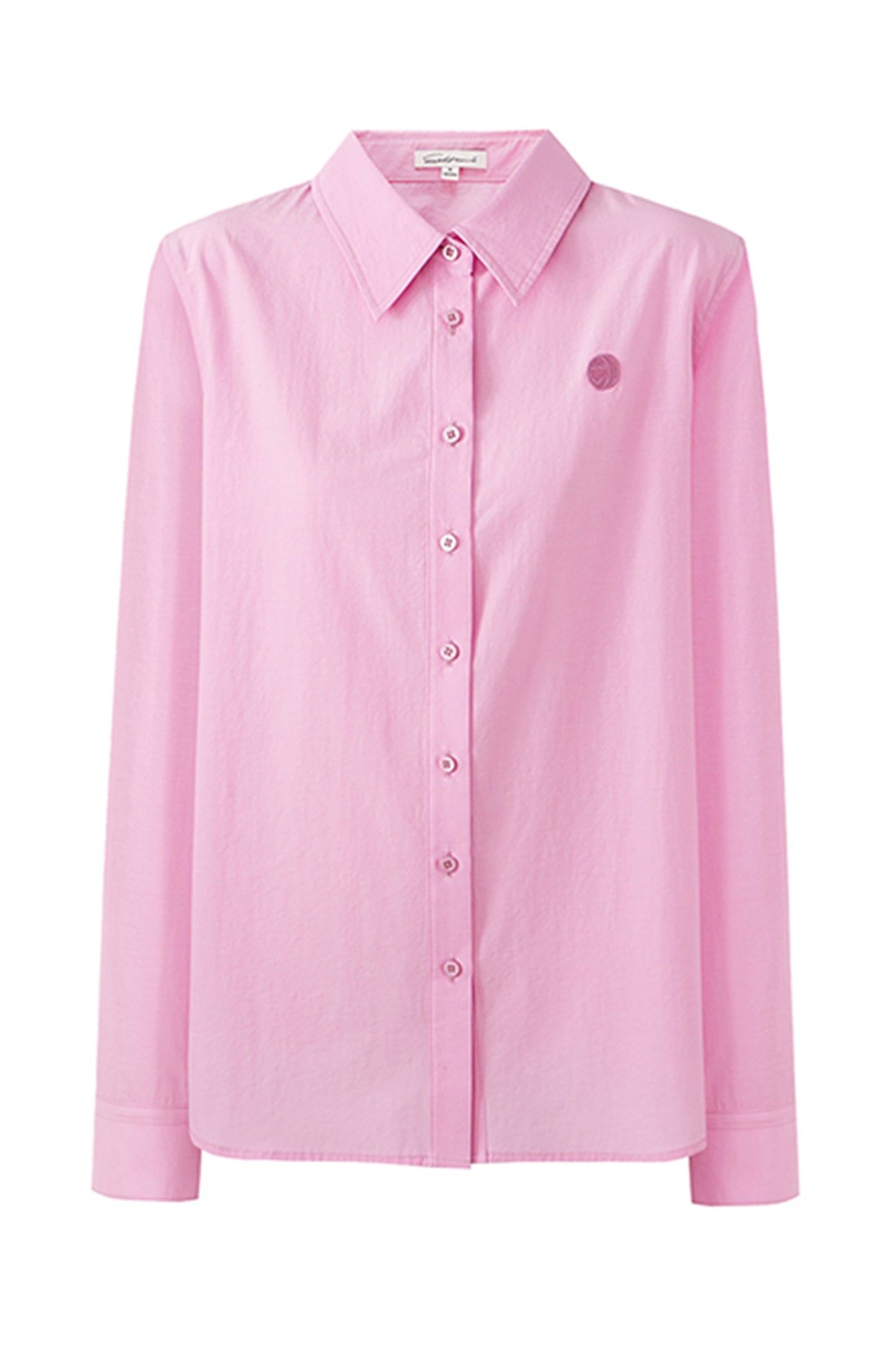 SELFWHO cotton blended commuter style temperament shirt for women