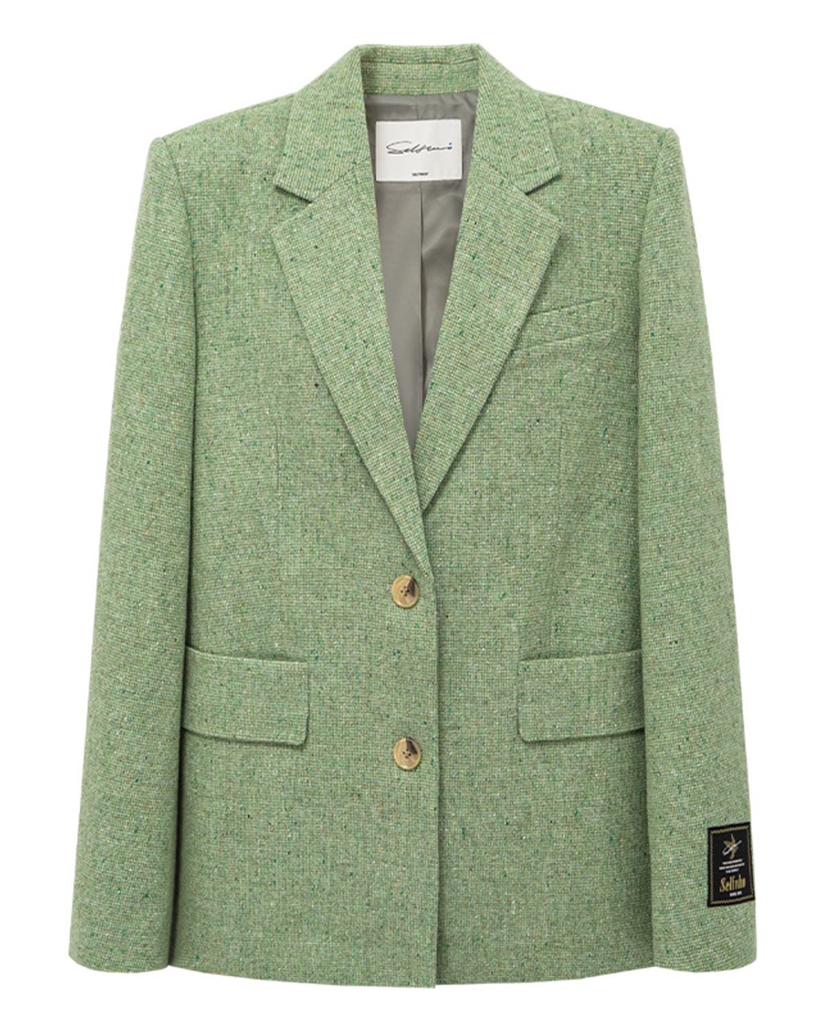 Vintage Relaxed Wool Blend Blazer