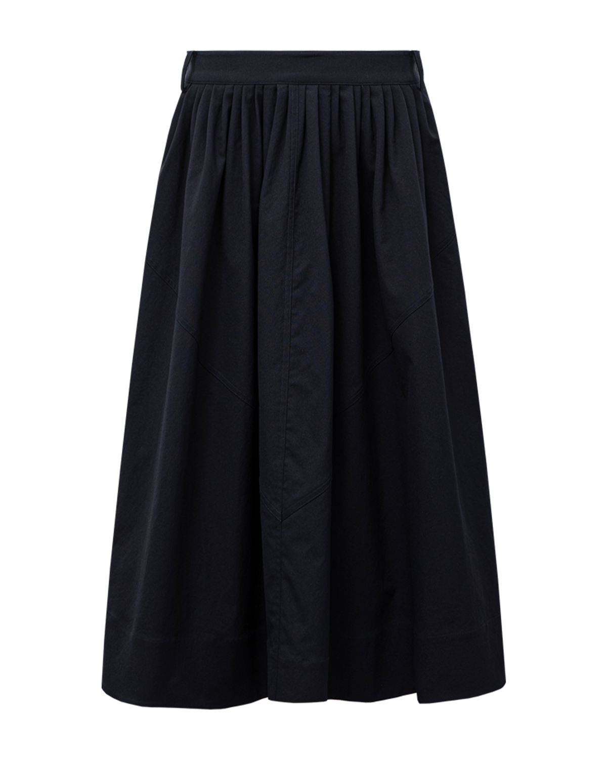 Cargo Flared A-Line Silhouette Midi Skirt