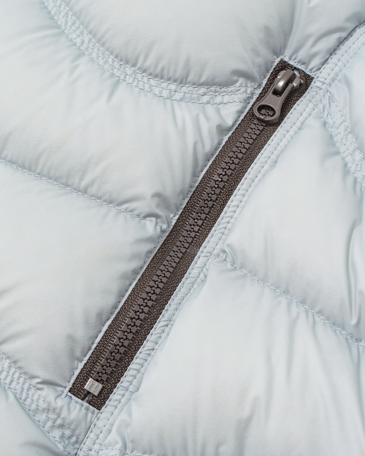 Wave-Quilted Down Jacket – Detachable Hood