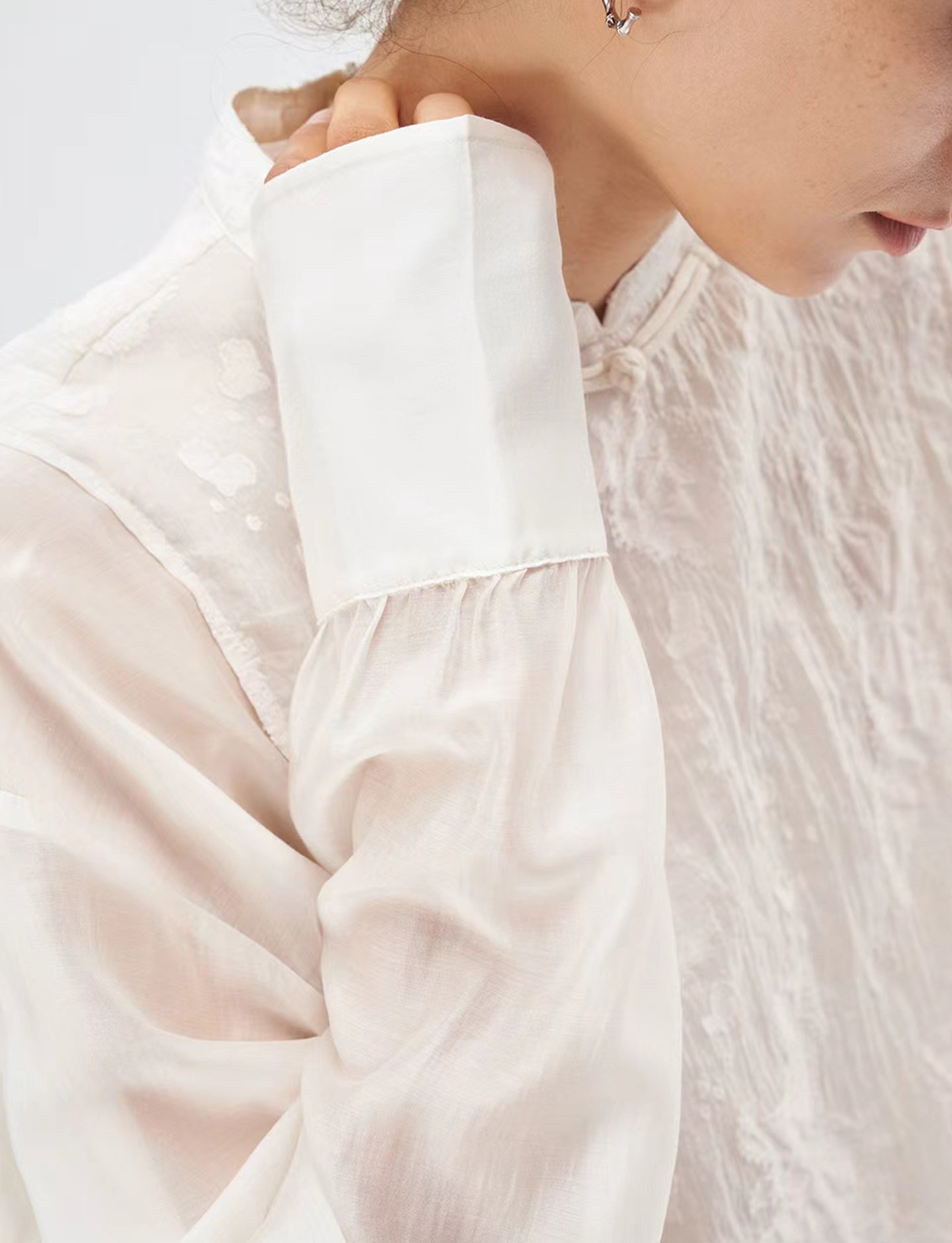 Handmade Light Luxury Two-Piece Top + Shorts