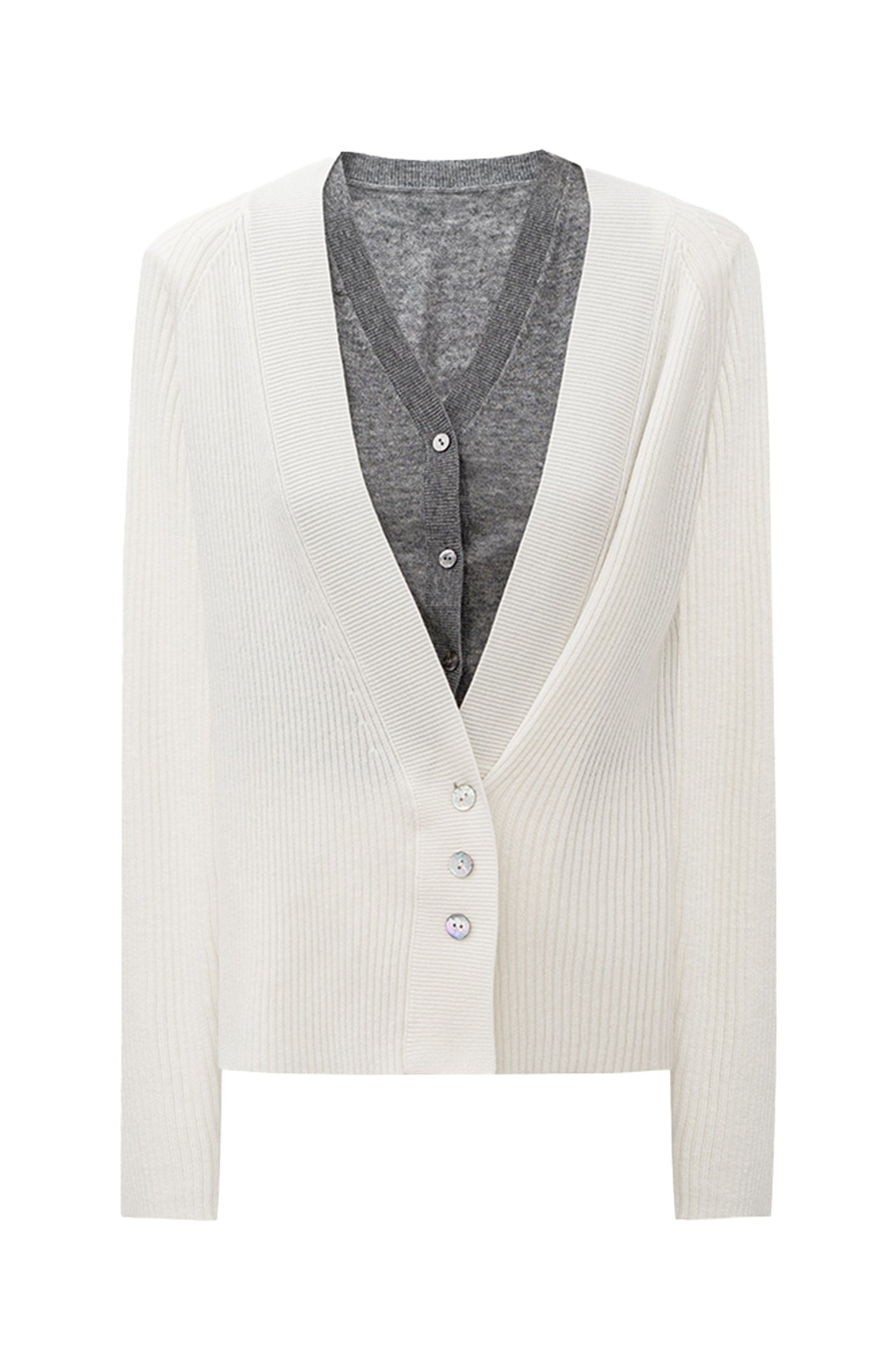 SELFWHO Sheep Wool Detachable Two-Piece Sweater Vest