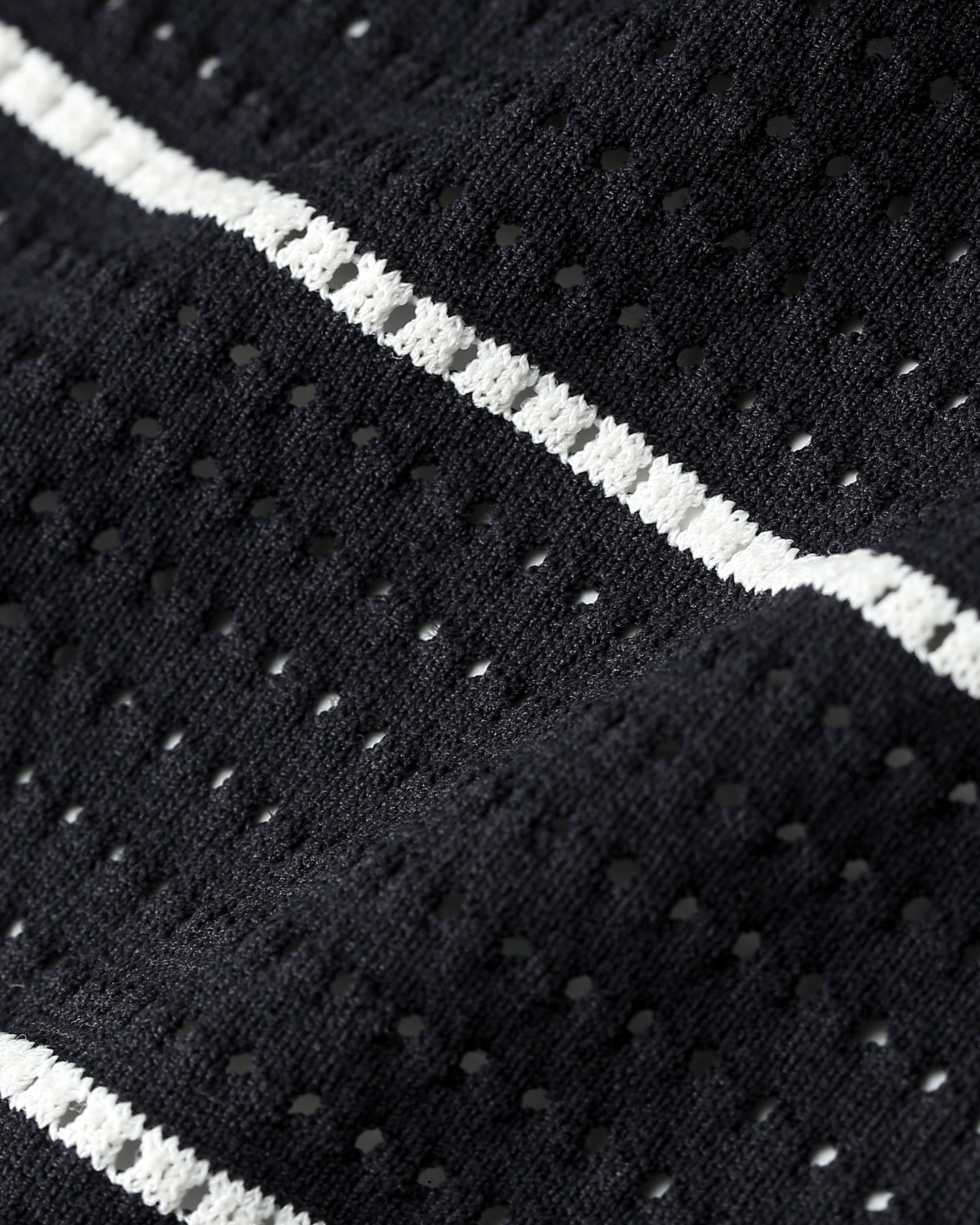 Knitted Striped Waistcoat Vest