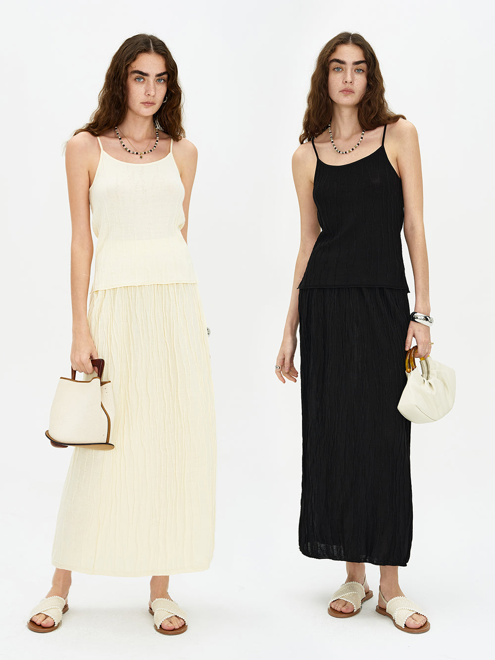 Straight Slim Fit Versatile Knitted Skirt