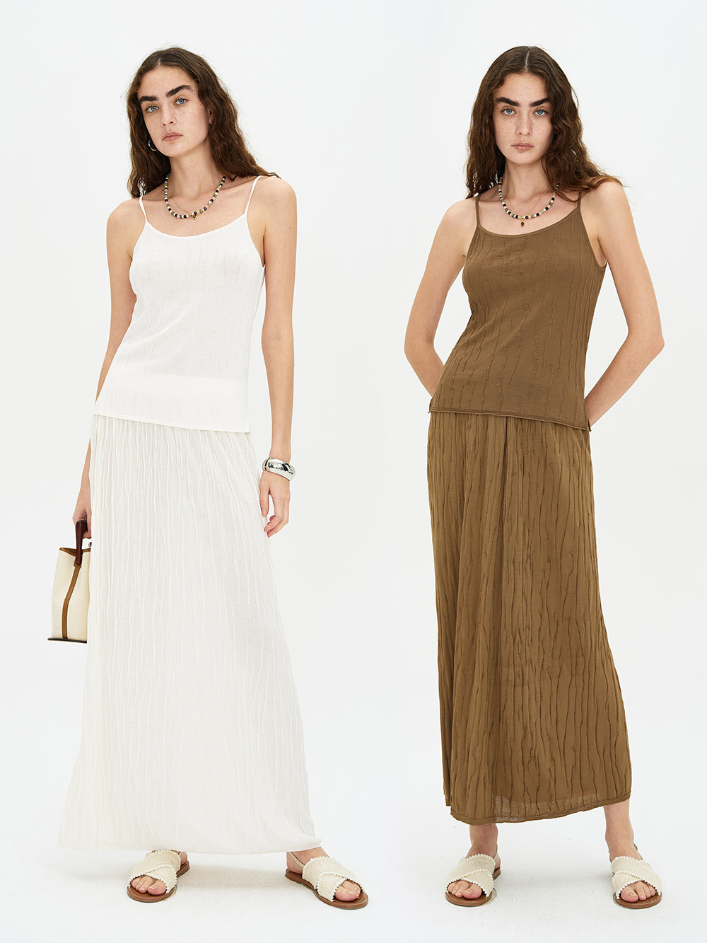 Straight Slim Fit Versatile Knitted Skirt
