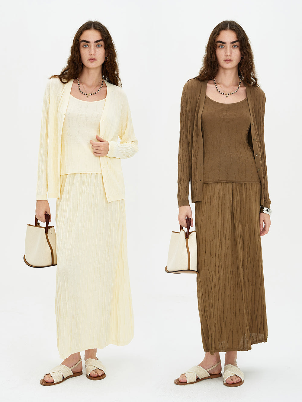 Straight Slim Fit Versatile Knitted Skirt