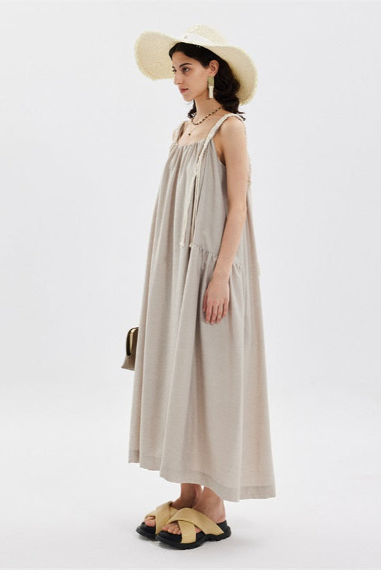 Casual Drape Slip Dress