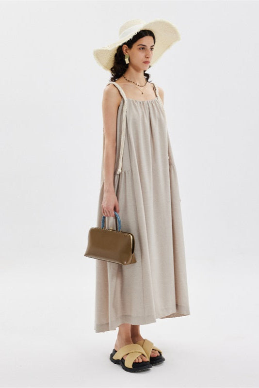 Casual Drape Slip Dress