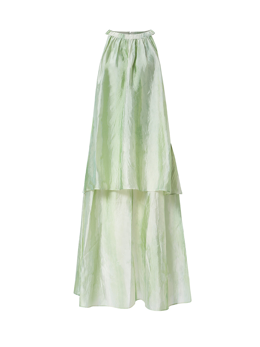 Mint Mambo Double Layer Maxi Dress