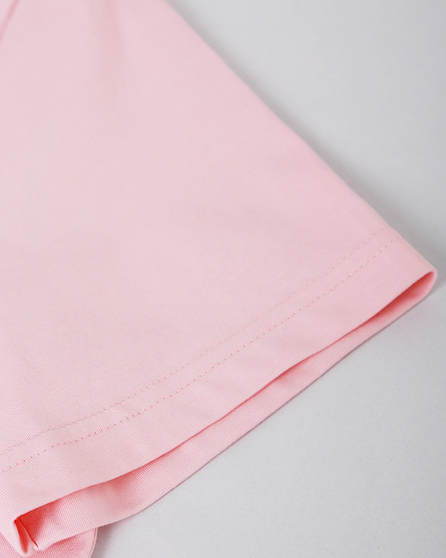 Pink Slim Design Short-Sleeved T-Shirt