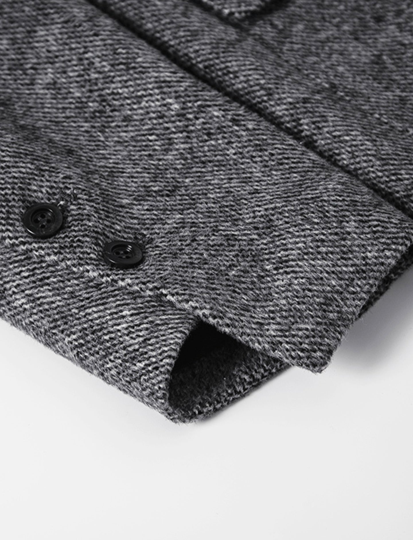 New High-Grade Gray Wool Suit Jacket