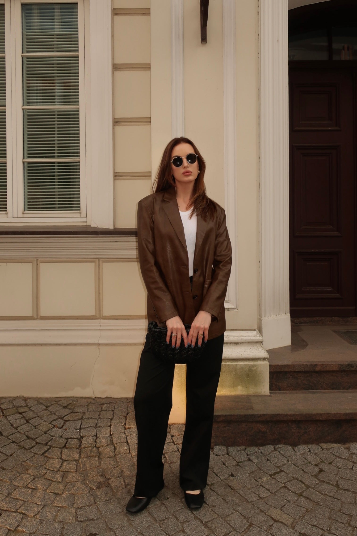 Brown American Retro Leather Jacket