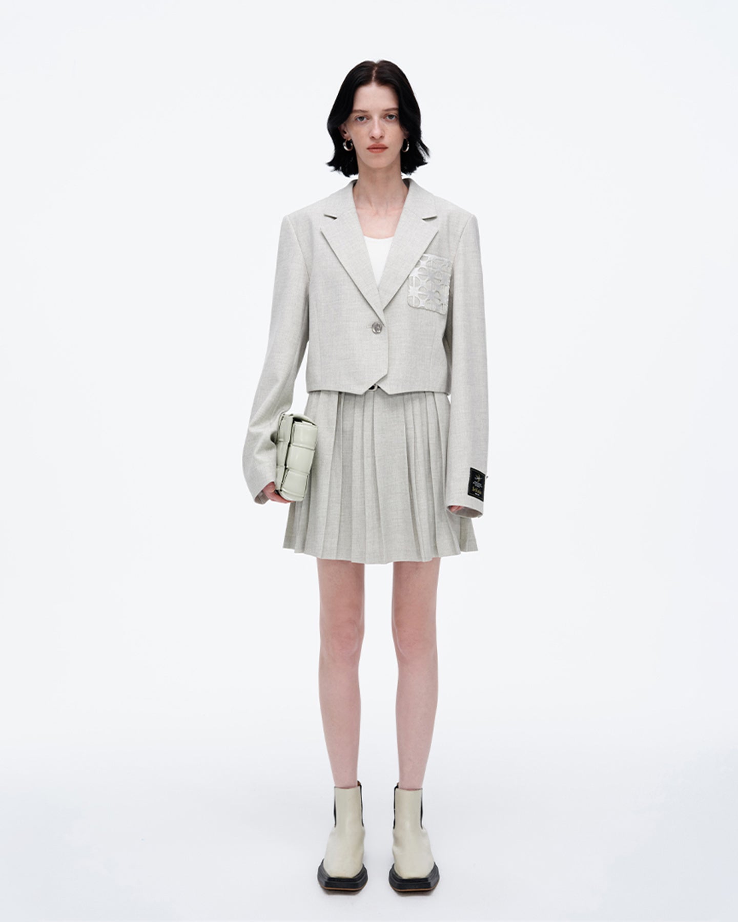 Classic All-Match Pleated Miniskirt