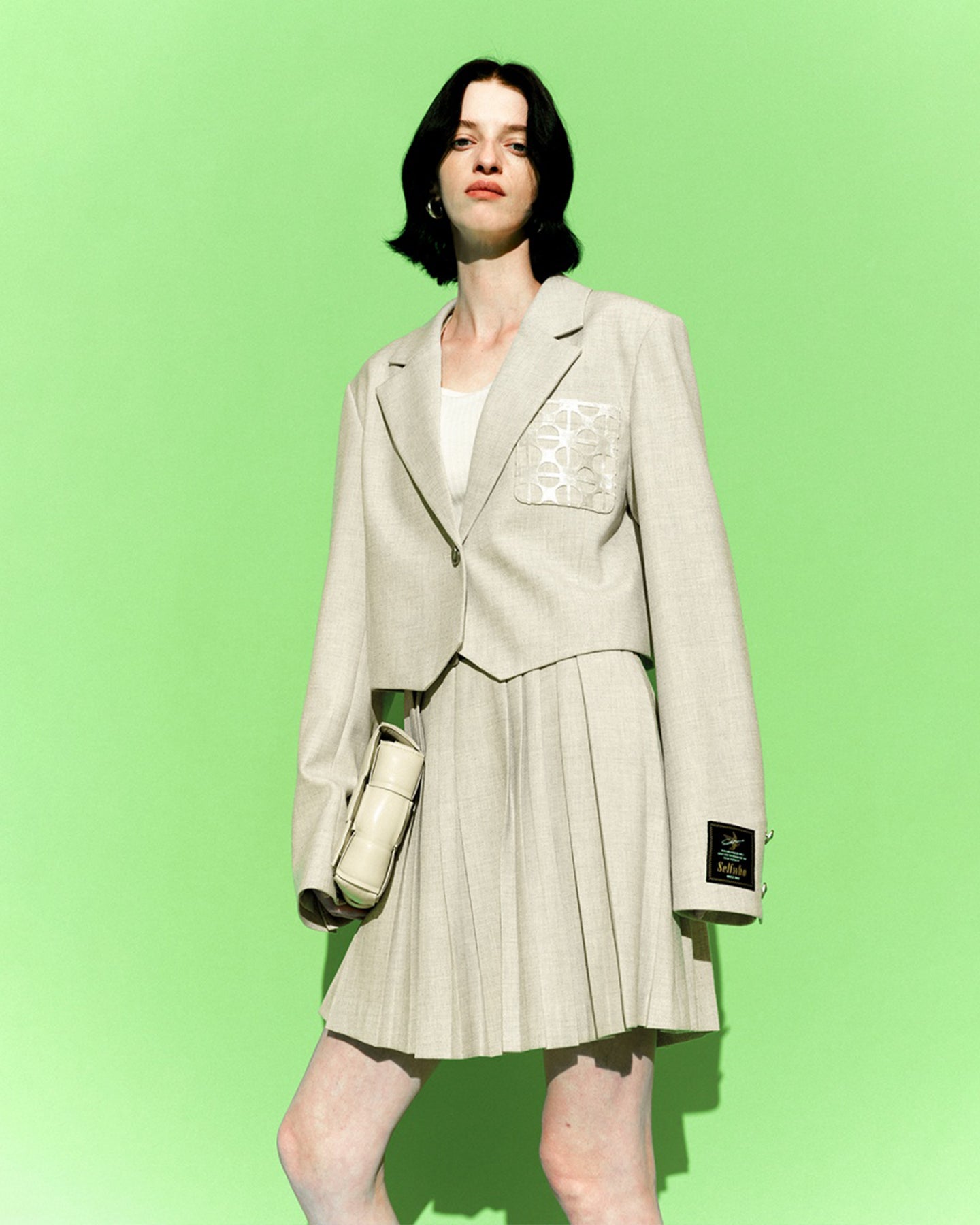 Classic All-Match Pleated Miniskirt