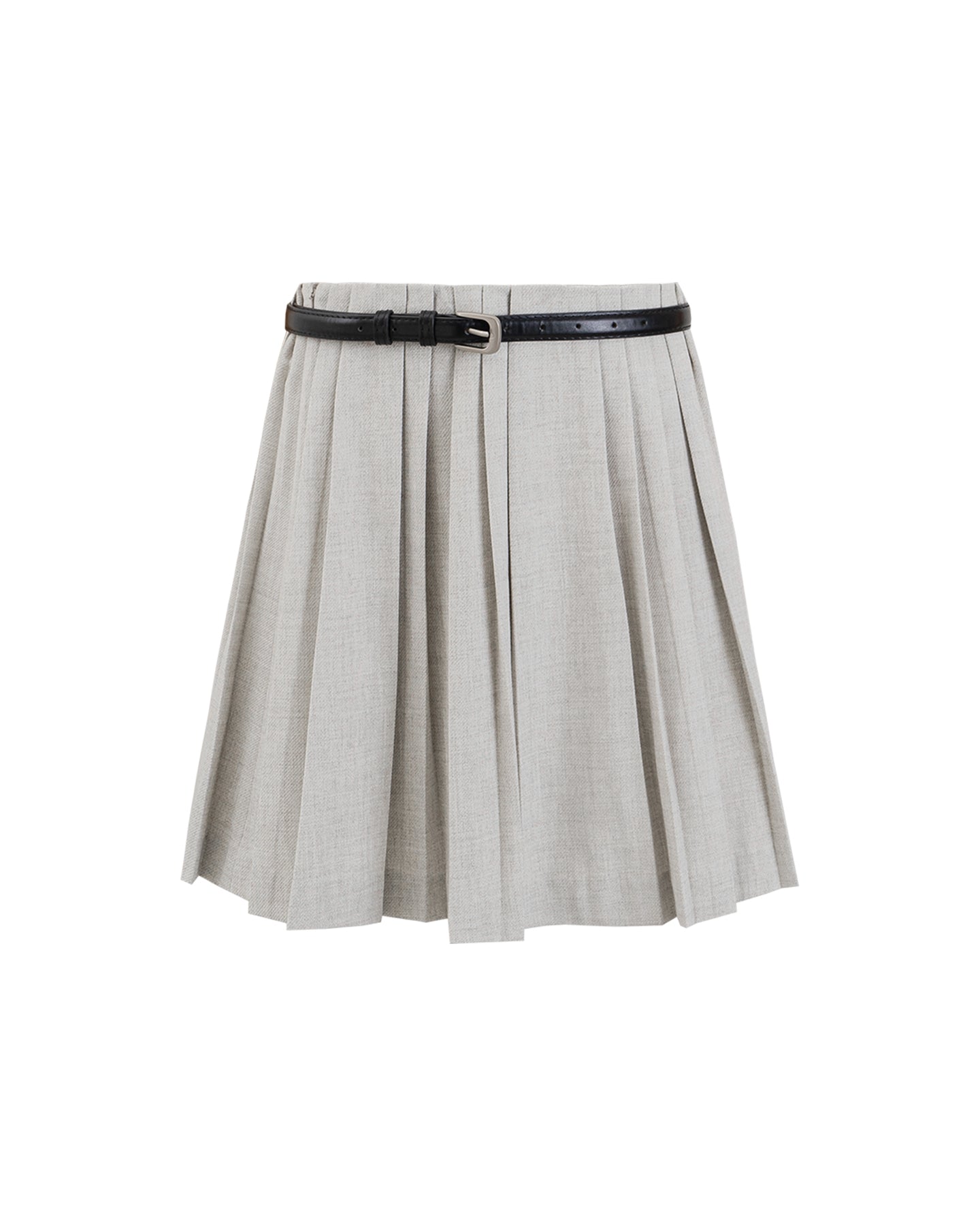 Classic All-Match Pleated Miniskirt
