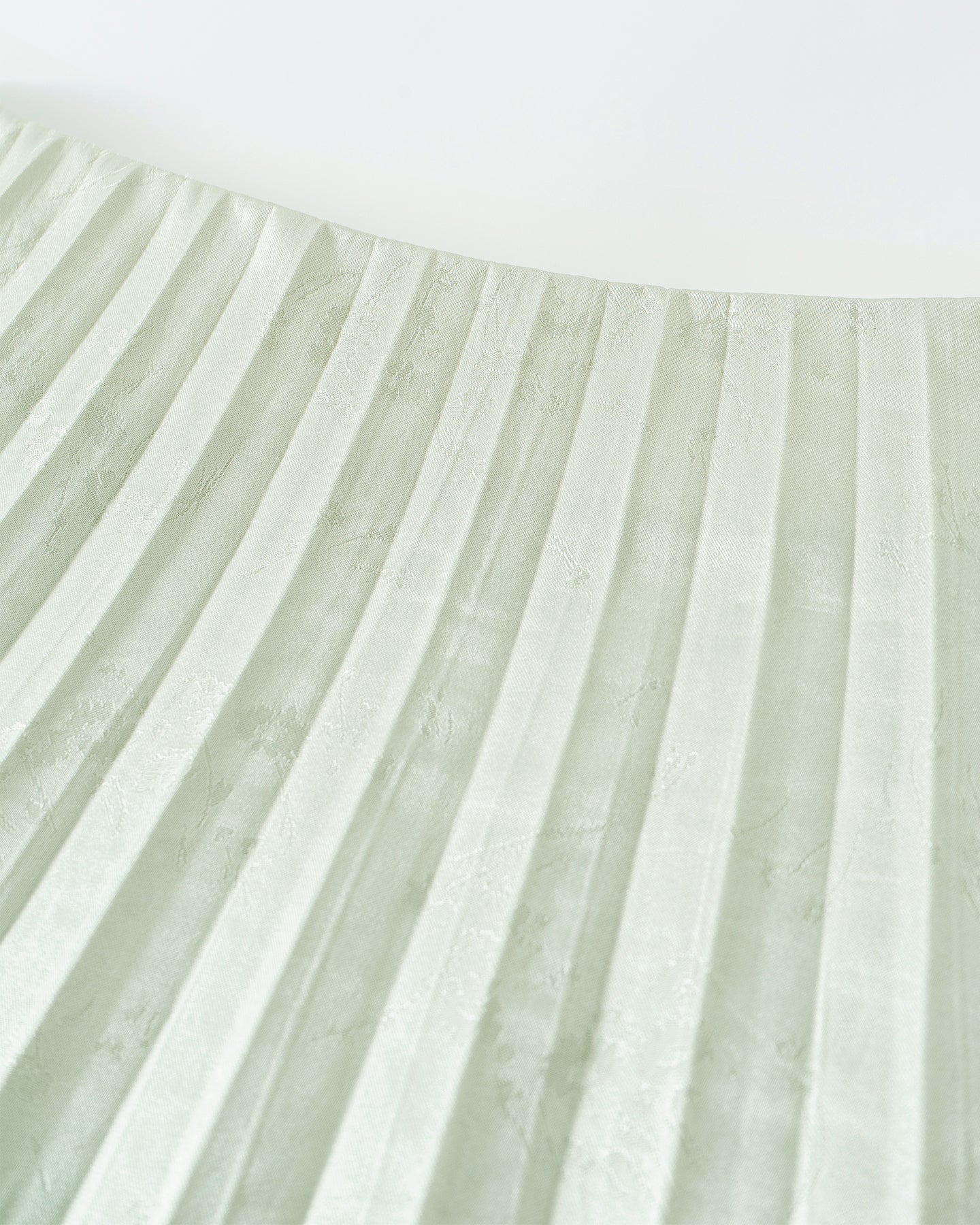 New Chinese Style Satin A-Line Skirt