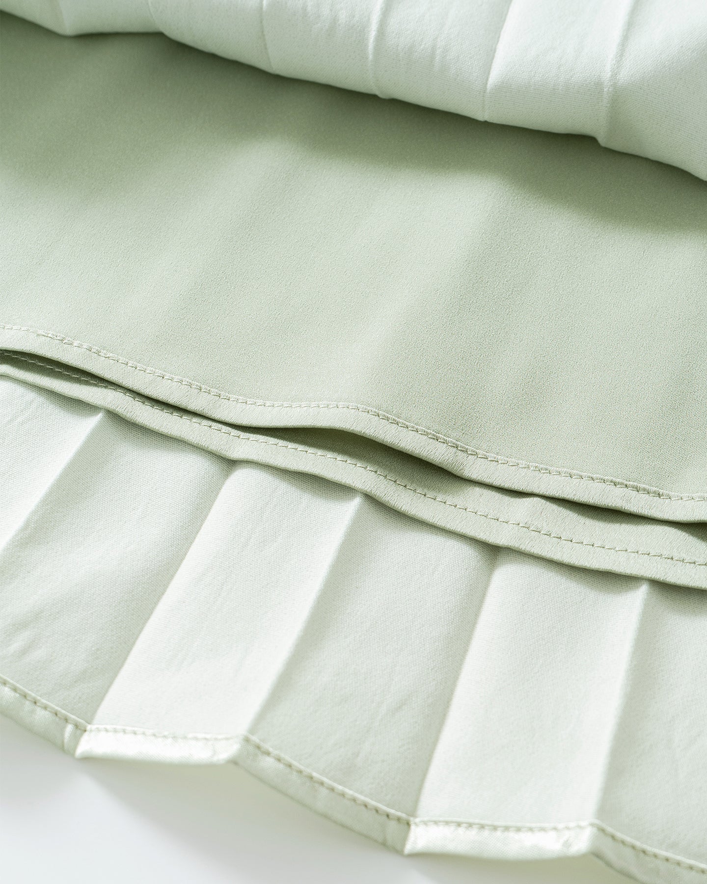 New Chinese Style Satin A-Line Skirt