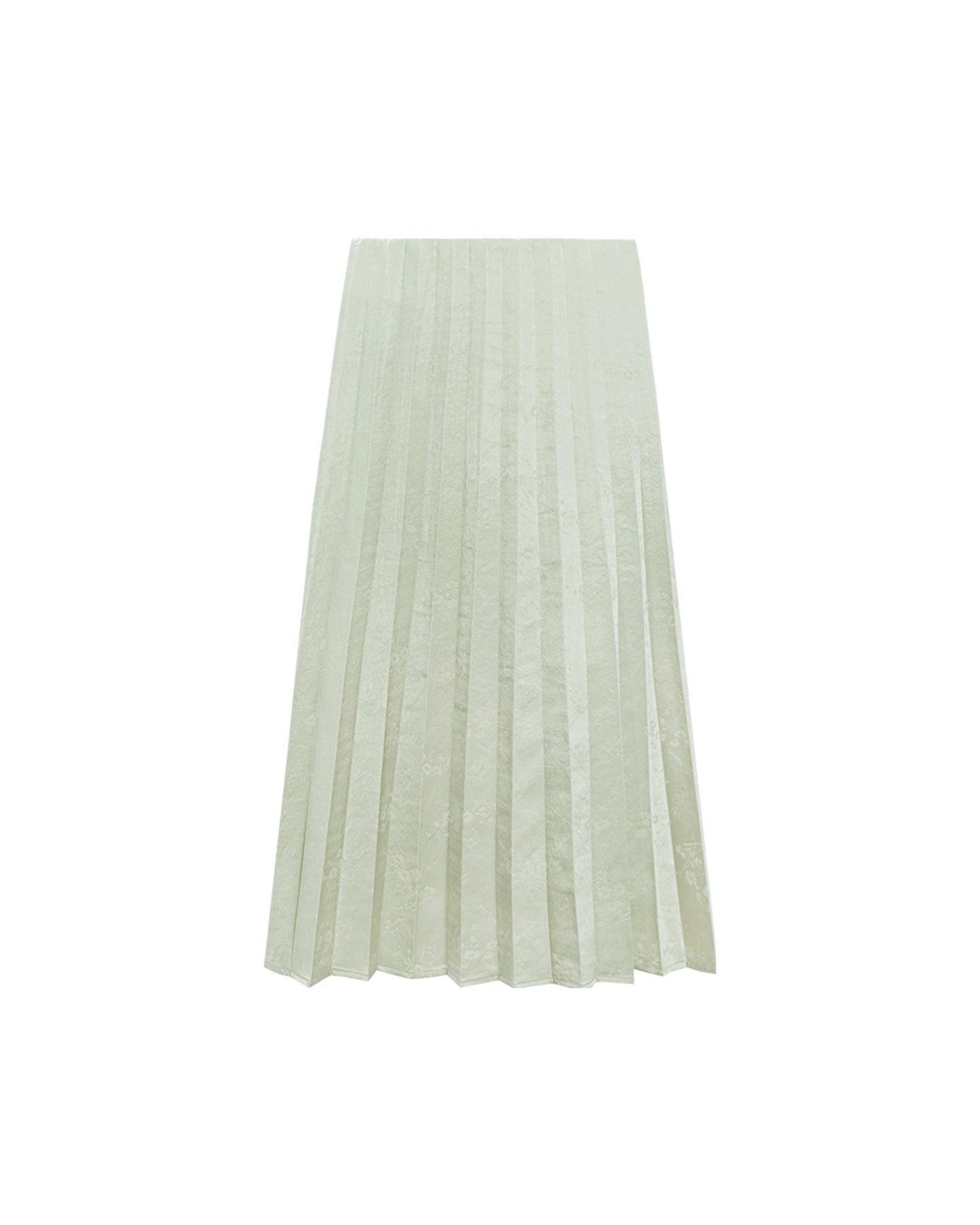 New Chinese Style Satin A-Line Skirt