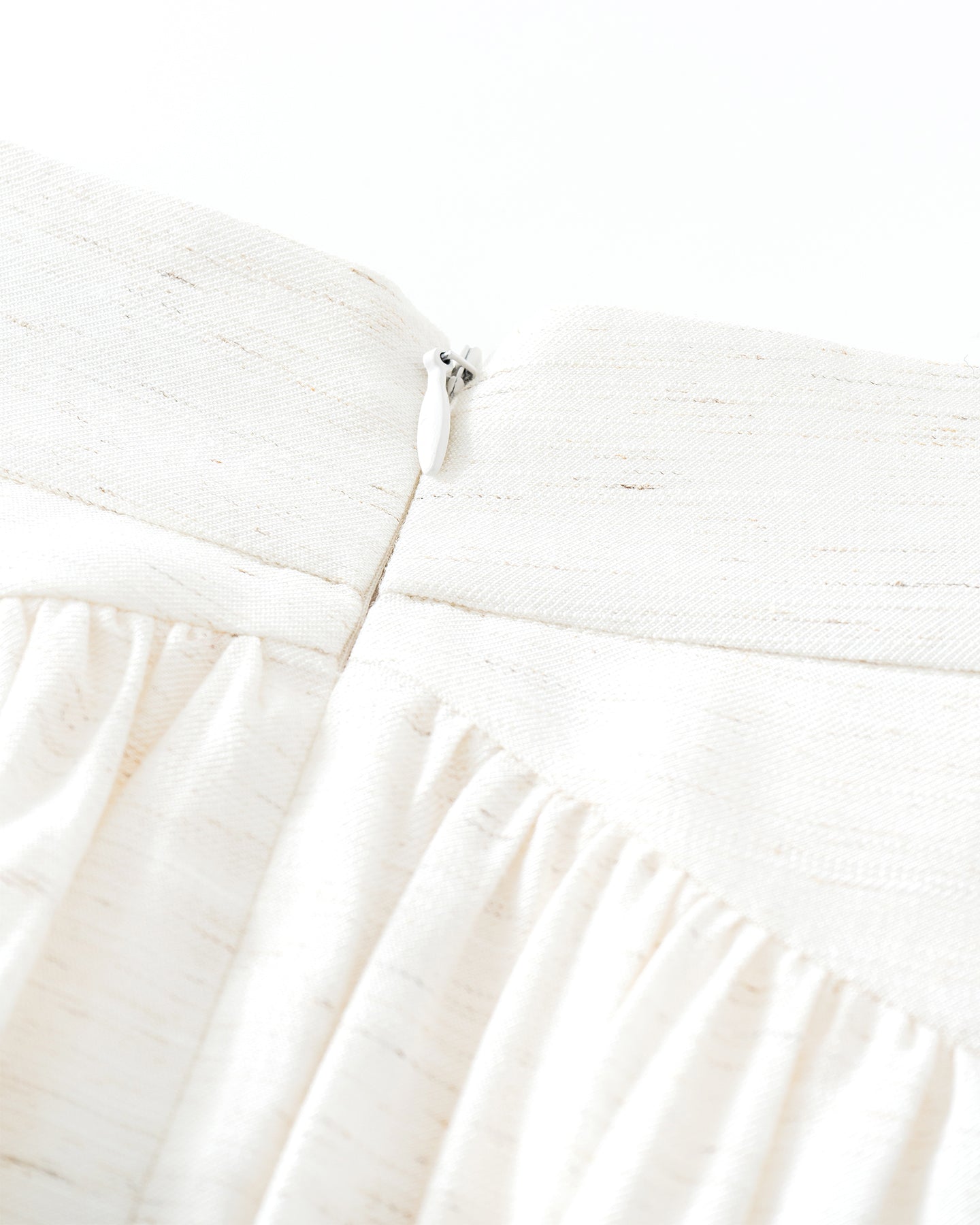 Slimming Linen-Blend Flared Maxi Skirt