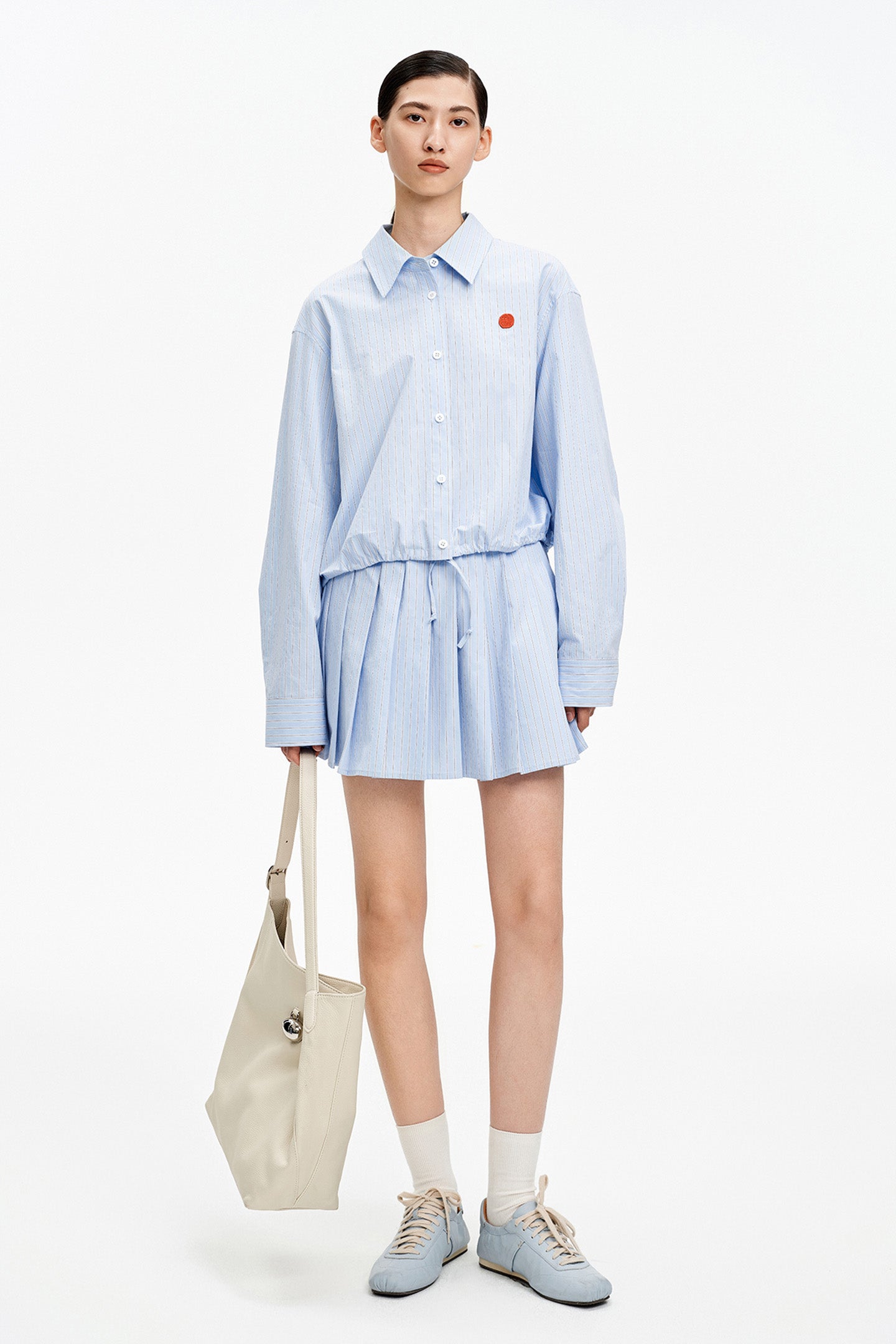 Pure Cotton Blue Striped Shirt