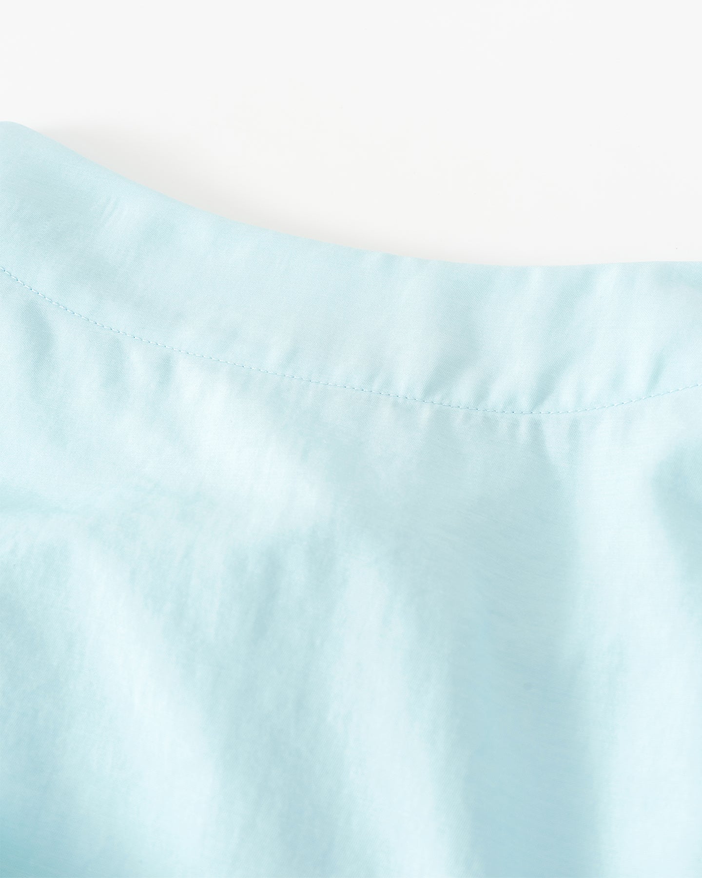 Cotton-Blend Shirred Vest and Skirt