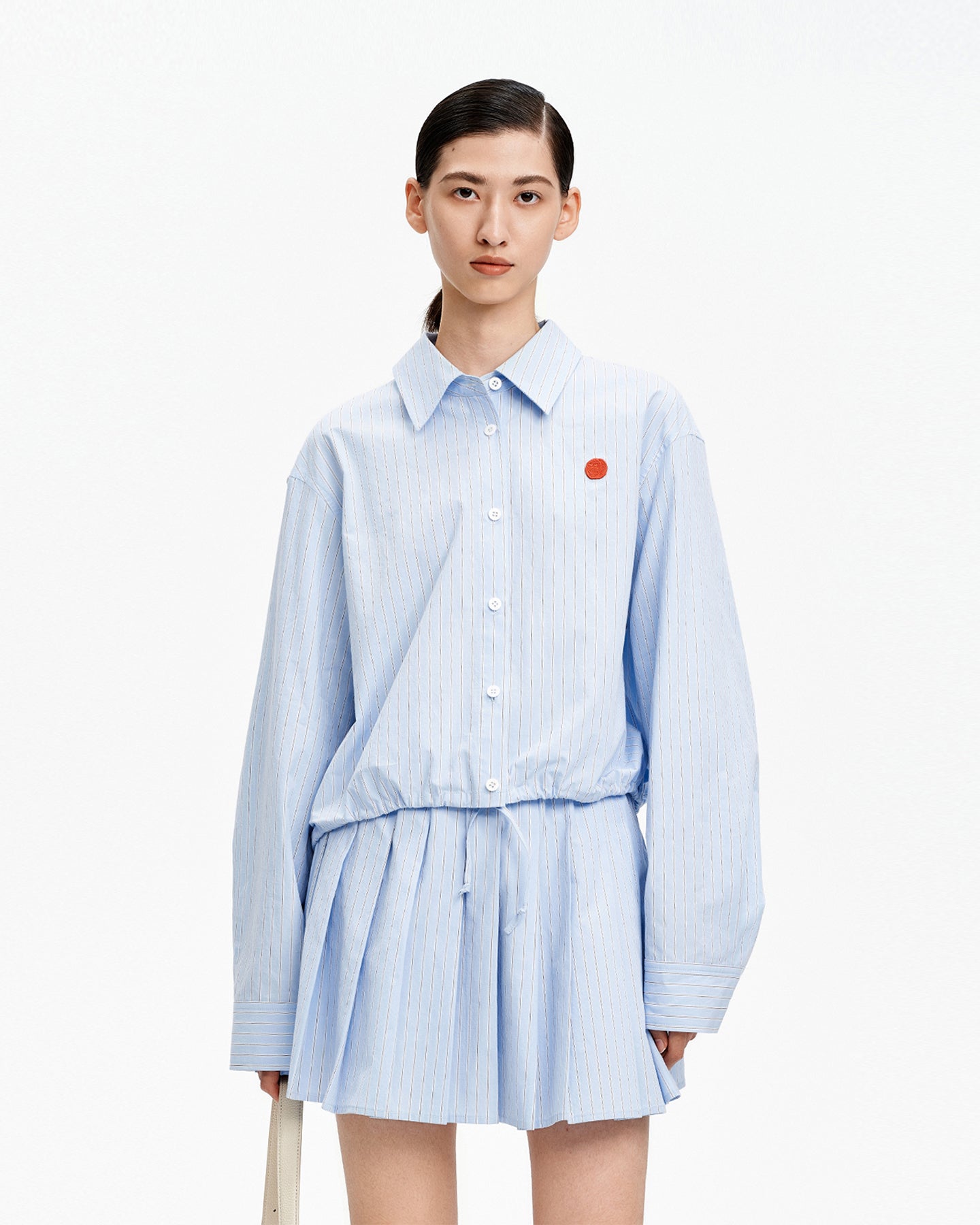 Pure Cotton Blue Striped Shirt