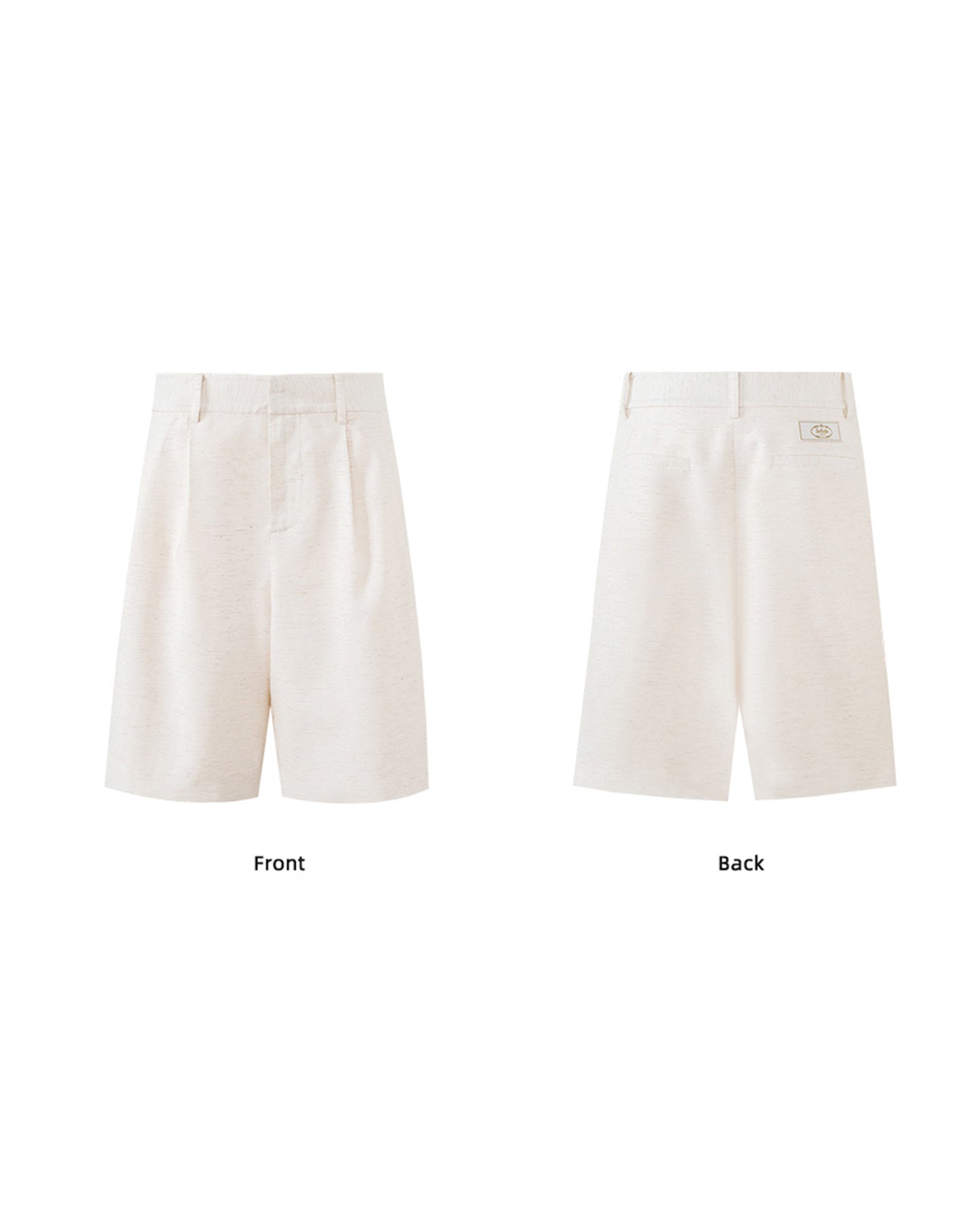 Loose-Fit Wide-Leg Knee-Length Shorts
