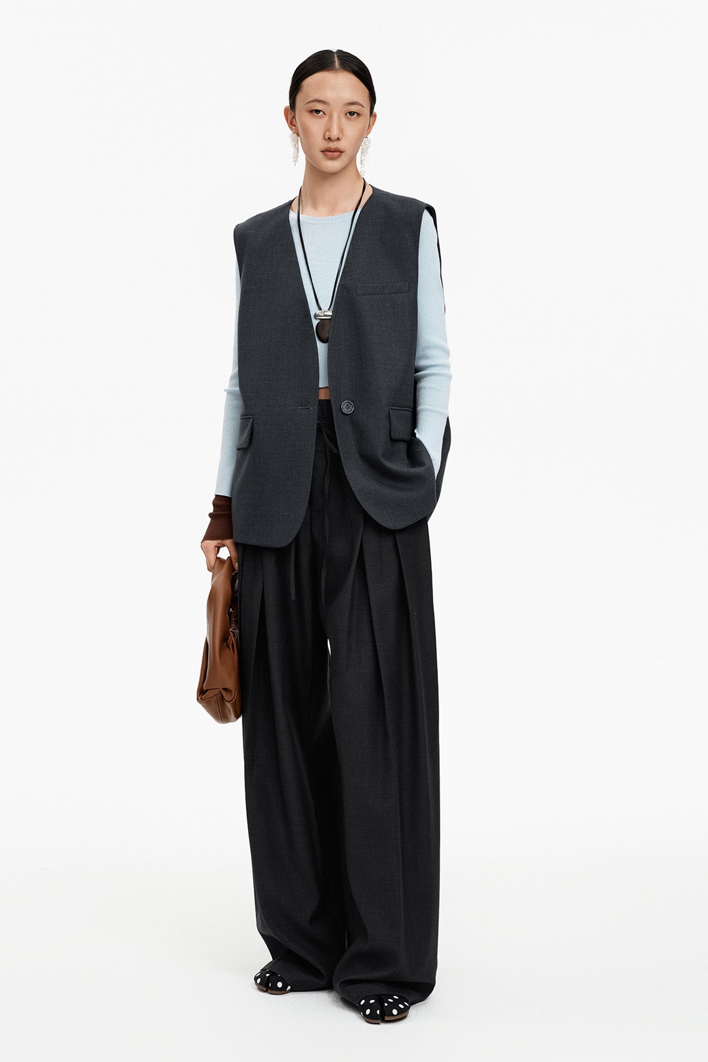 Classic V-Neck Sleeveless Vest