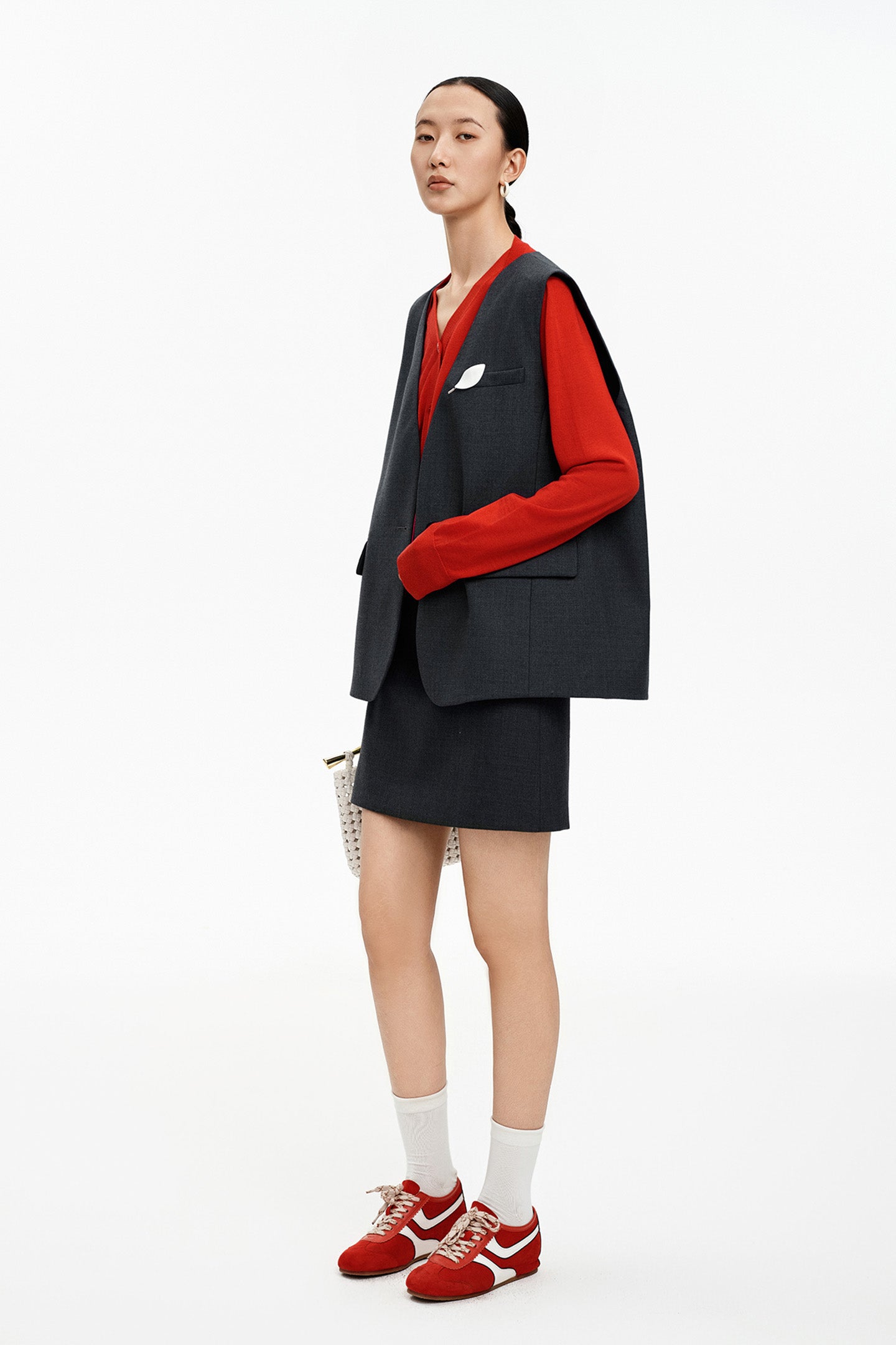Classic V-Neck Sleeveless Vest