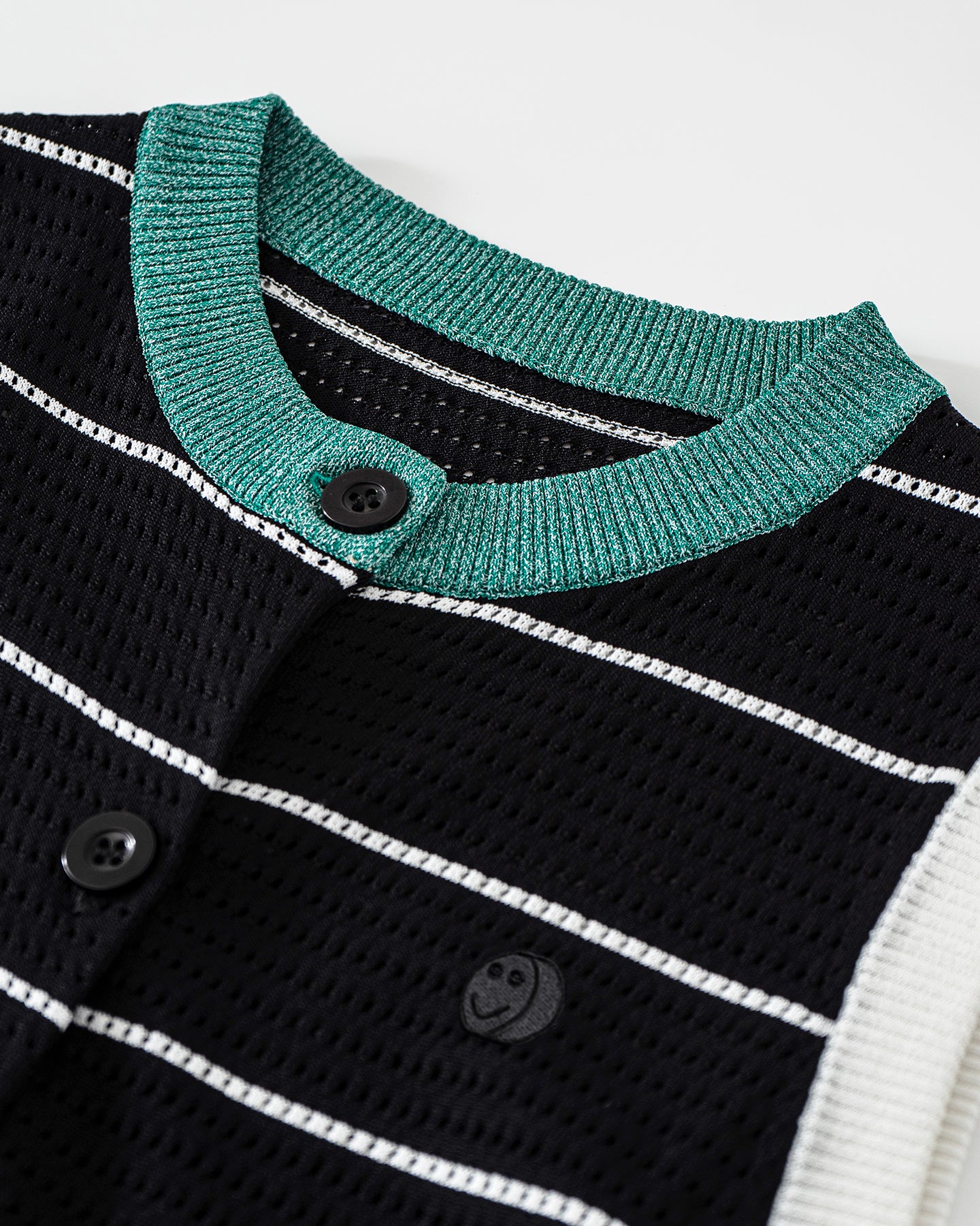 Knitted Striped Waistcoat Vest