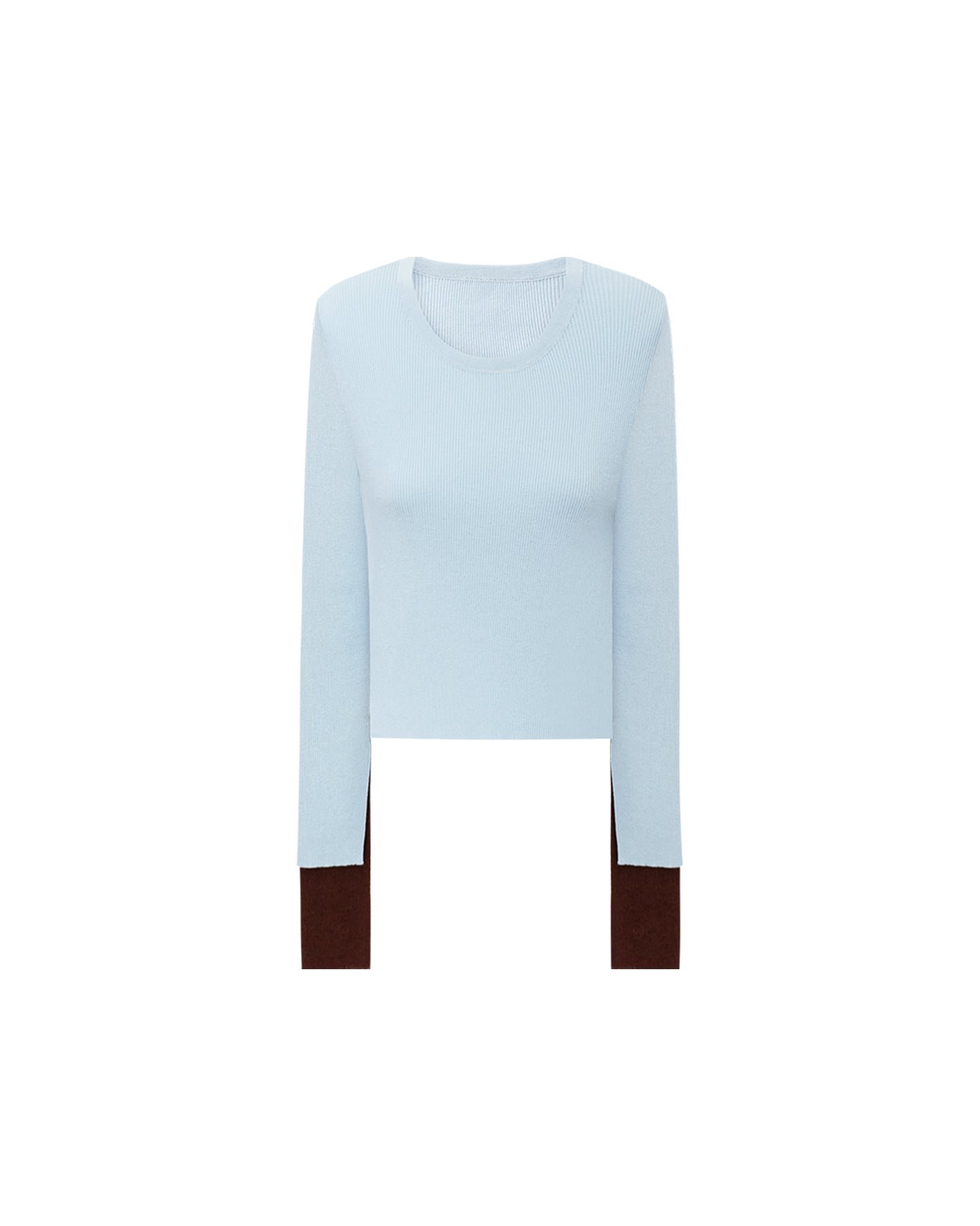 Cotton-Blend Knit Sweater