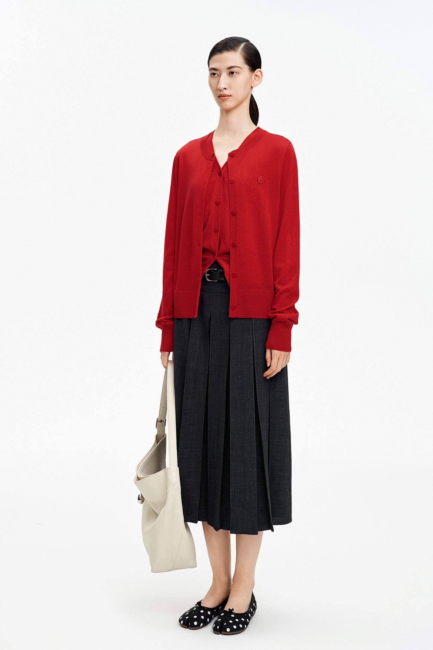 Merino Wool Knitted Cardigan