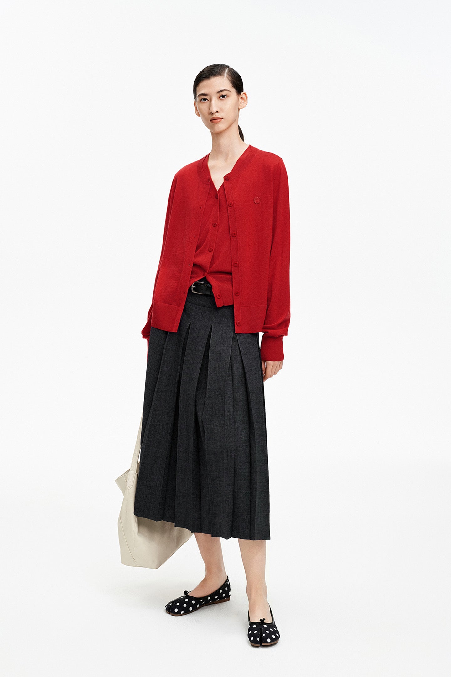 Merino Wool Knitted Cardigan