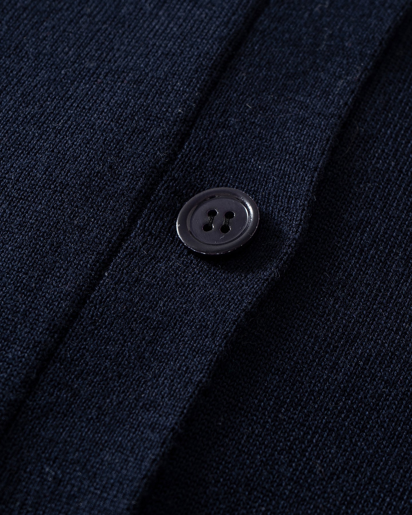 Navy Blue V-Neck Knit Sweater