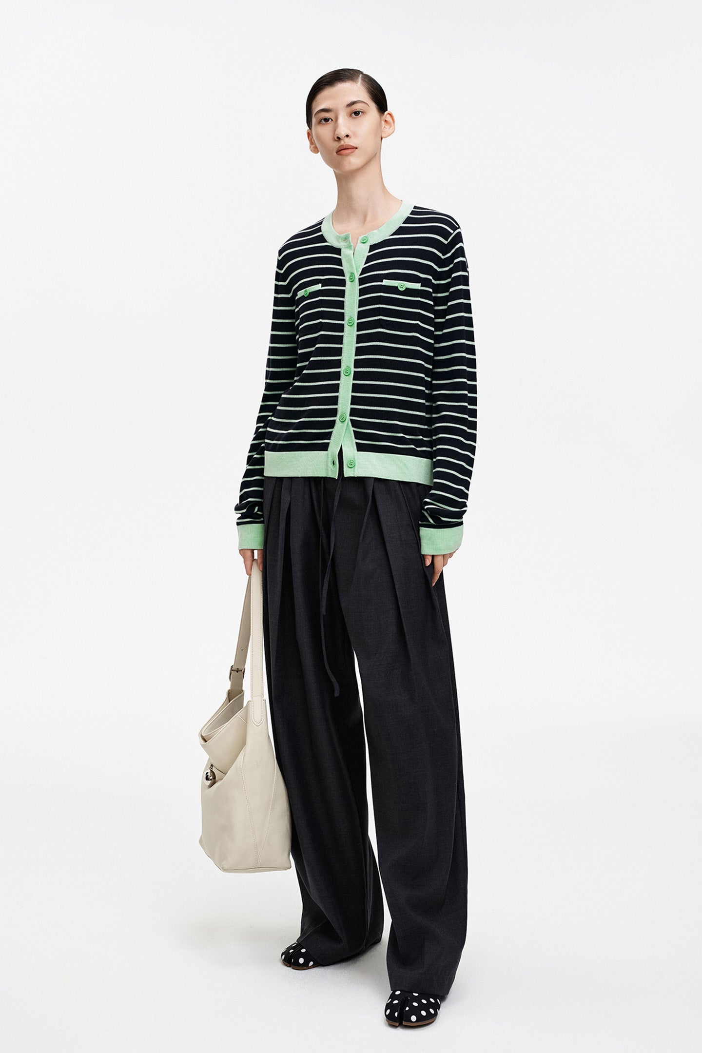 Smiley face striped shirts