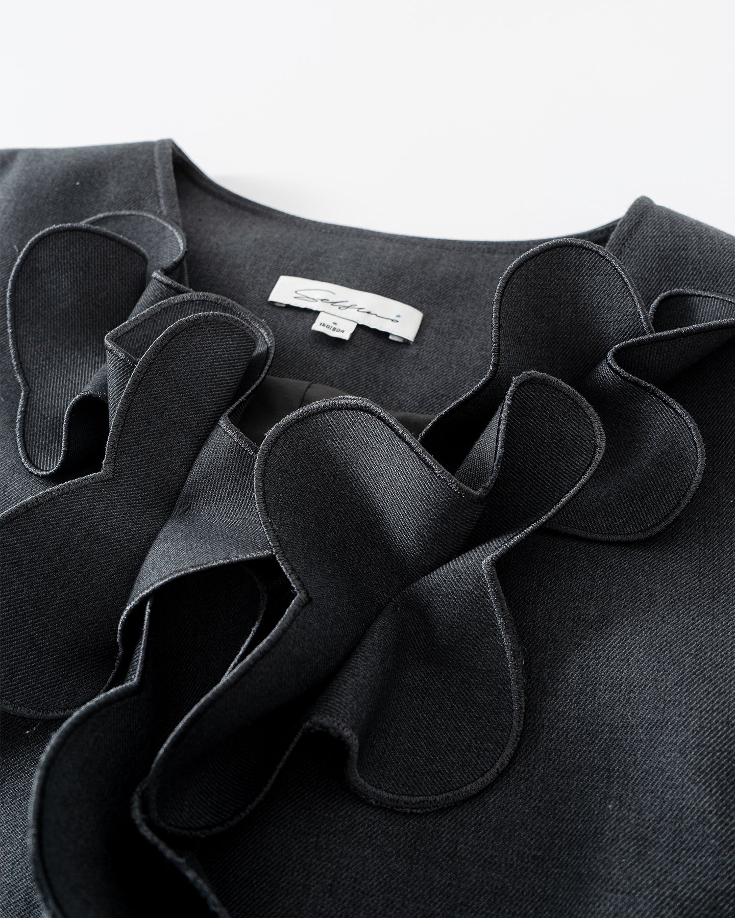 V-neck gray dress