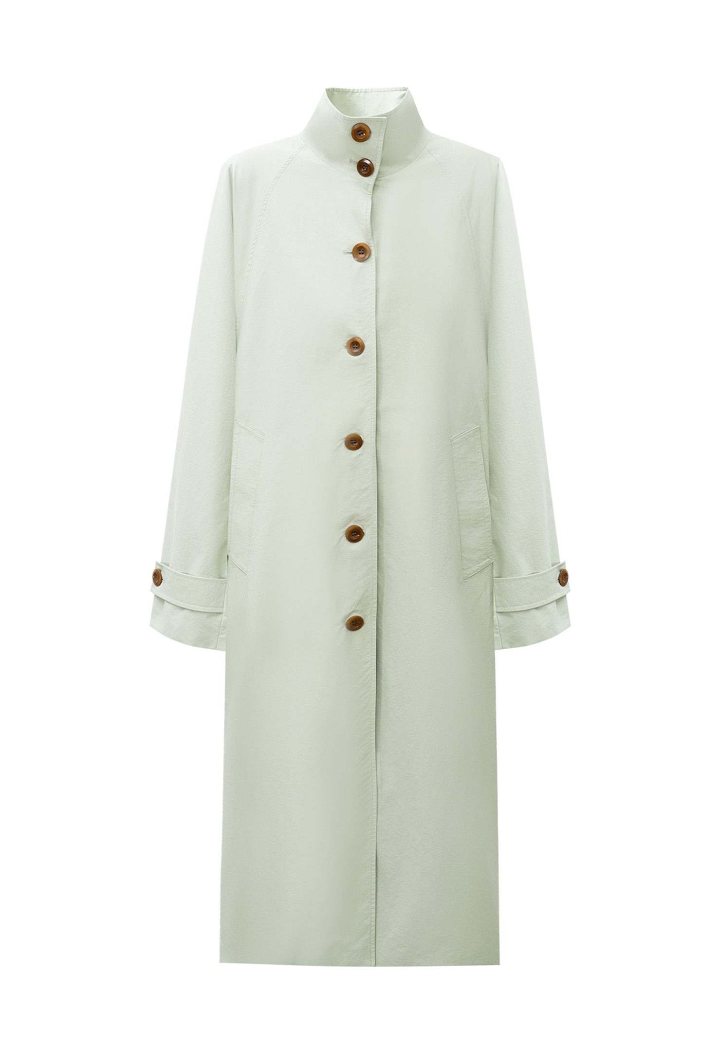 High-Neck Trench Coat