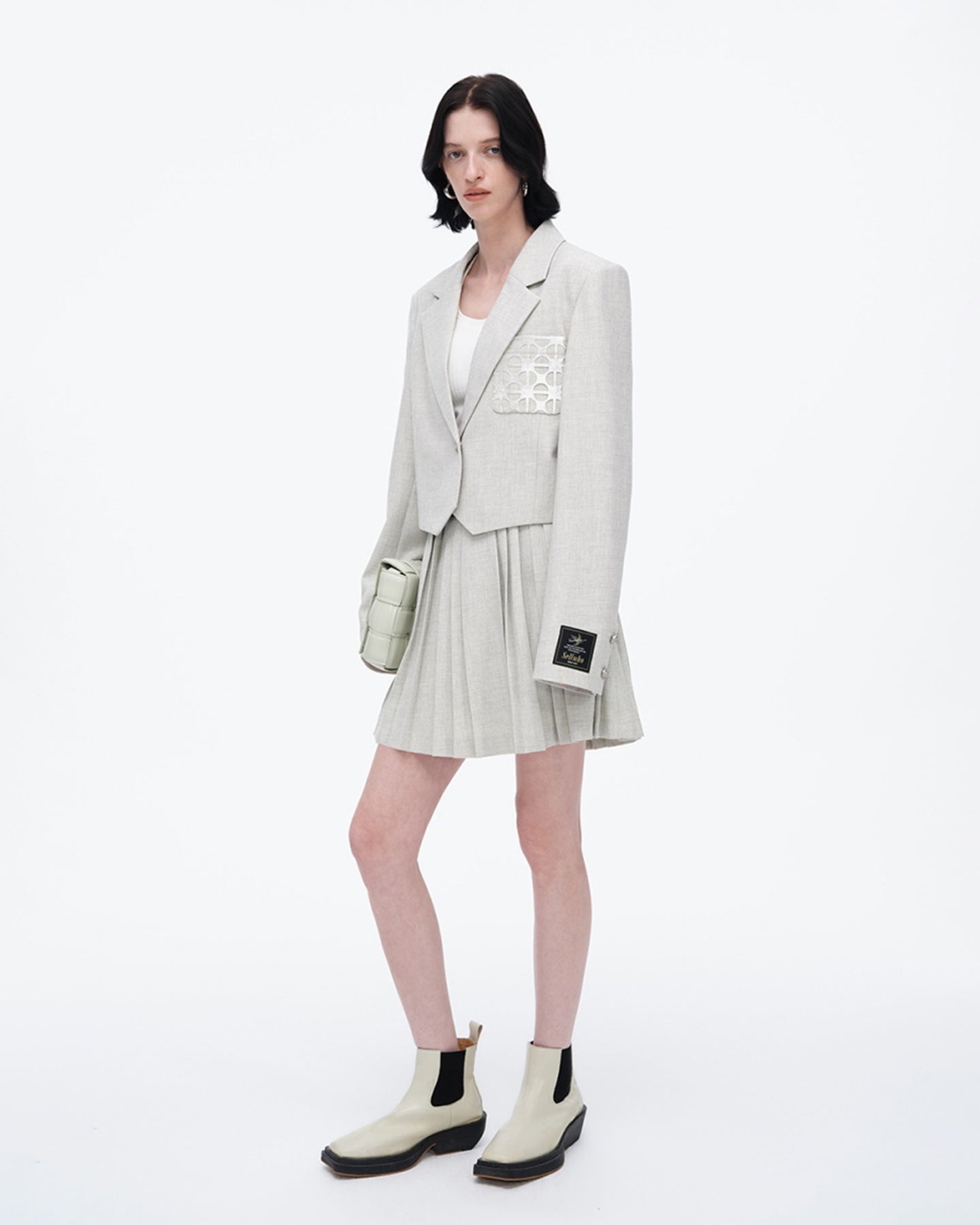 Classic Peak Lapel Suit Jacket
