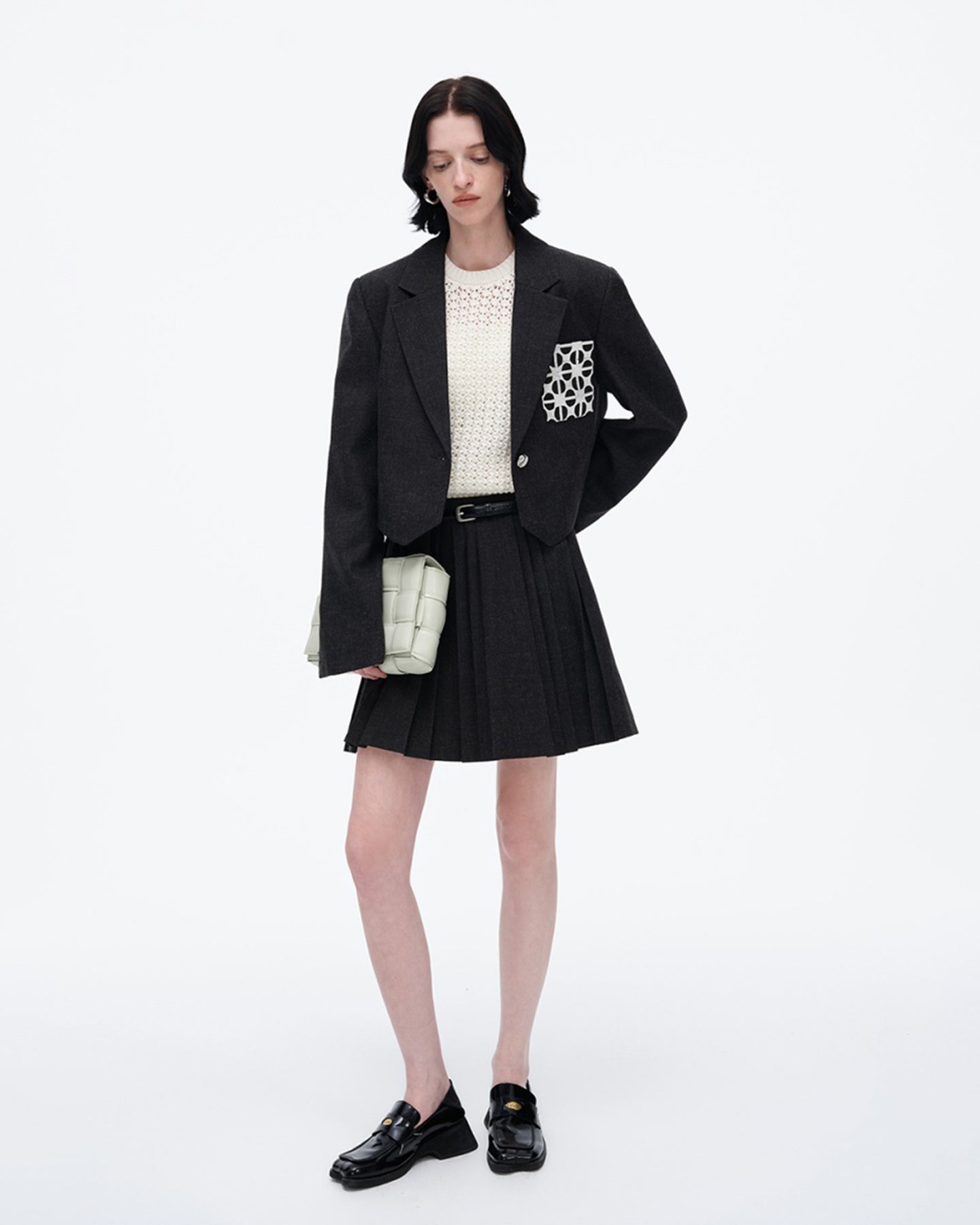 Classic Peak Lapel Suit Jacket