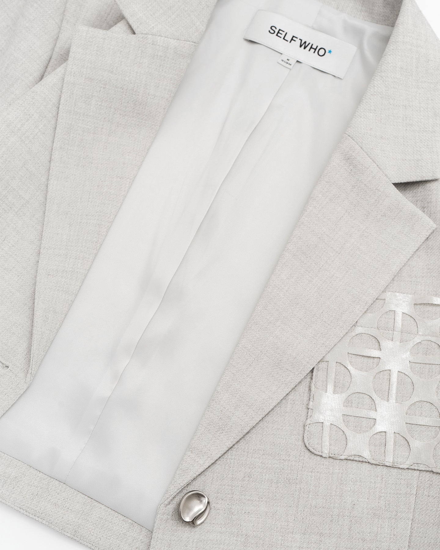 Classic Peak Lapel Suit Jacket