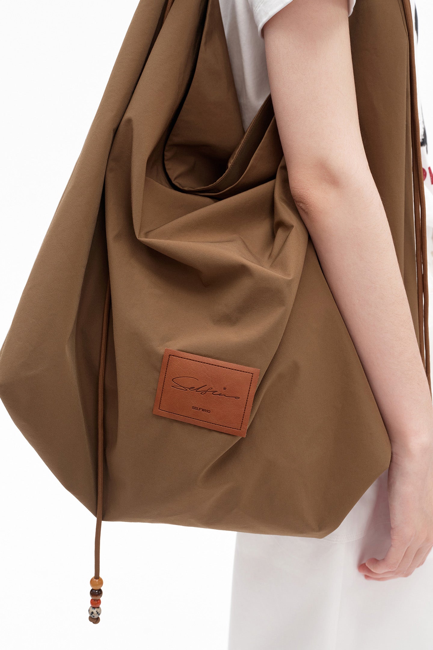 Two-Tone Braided Bag