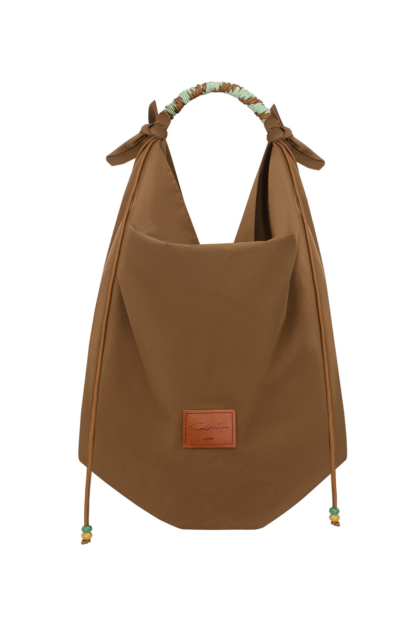 Two-Tone Braided Bag