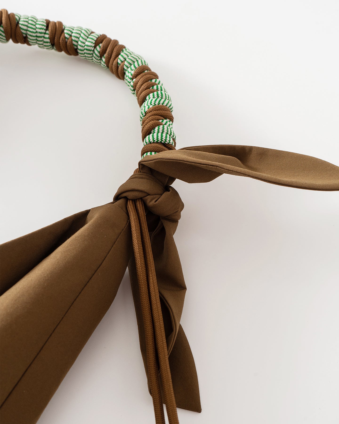 Two-Tone Braided Bag