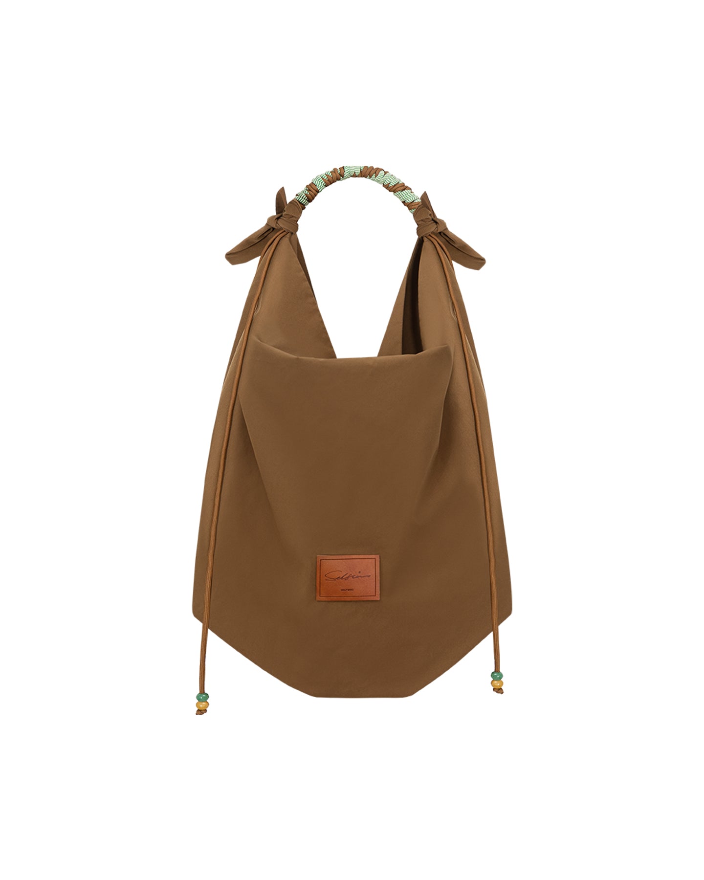 Two-Tone Braided Bag
