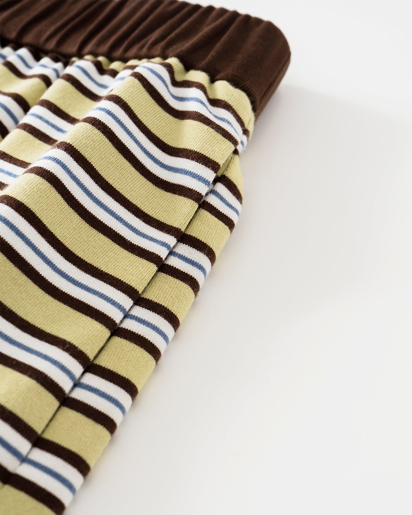 Classic Color-Block Striped A-Line Mini Skirt