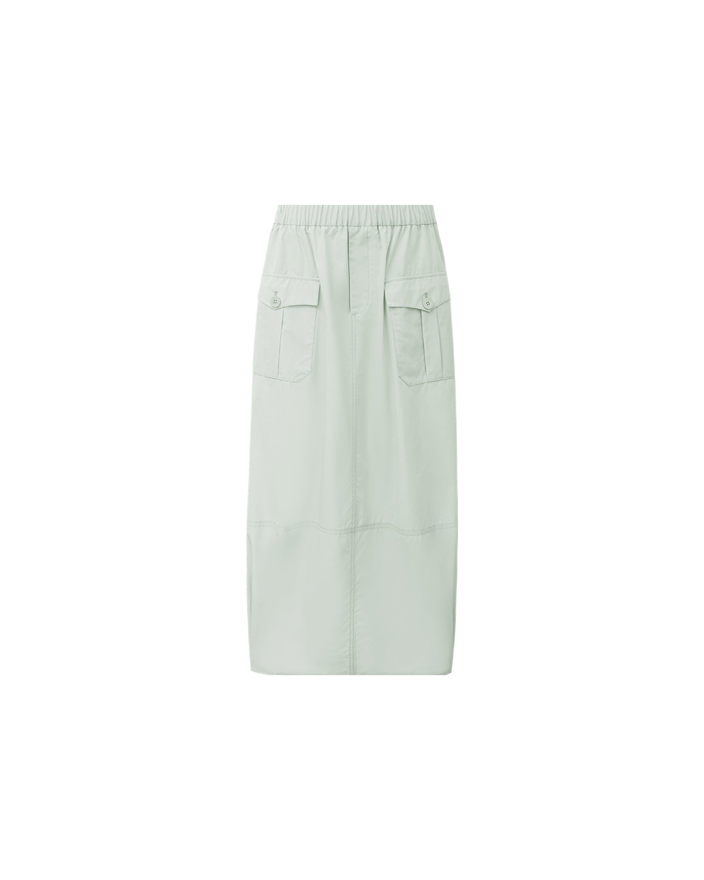 Cotton-Blend Outdoor Cargo Pocket Skirt