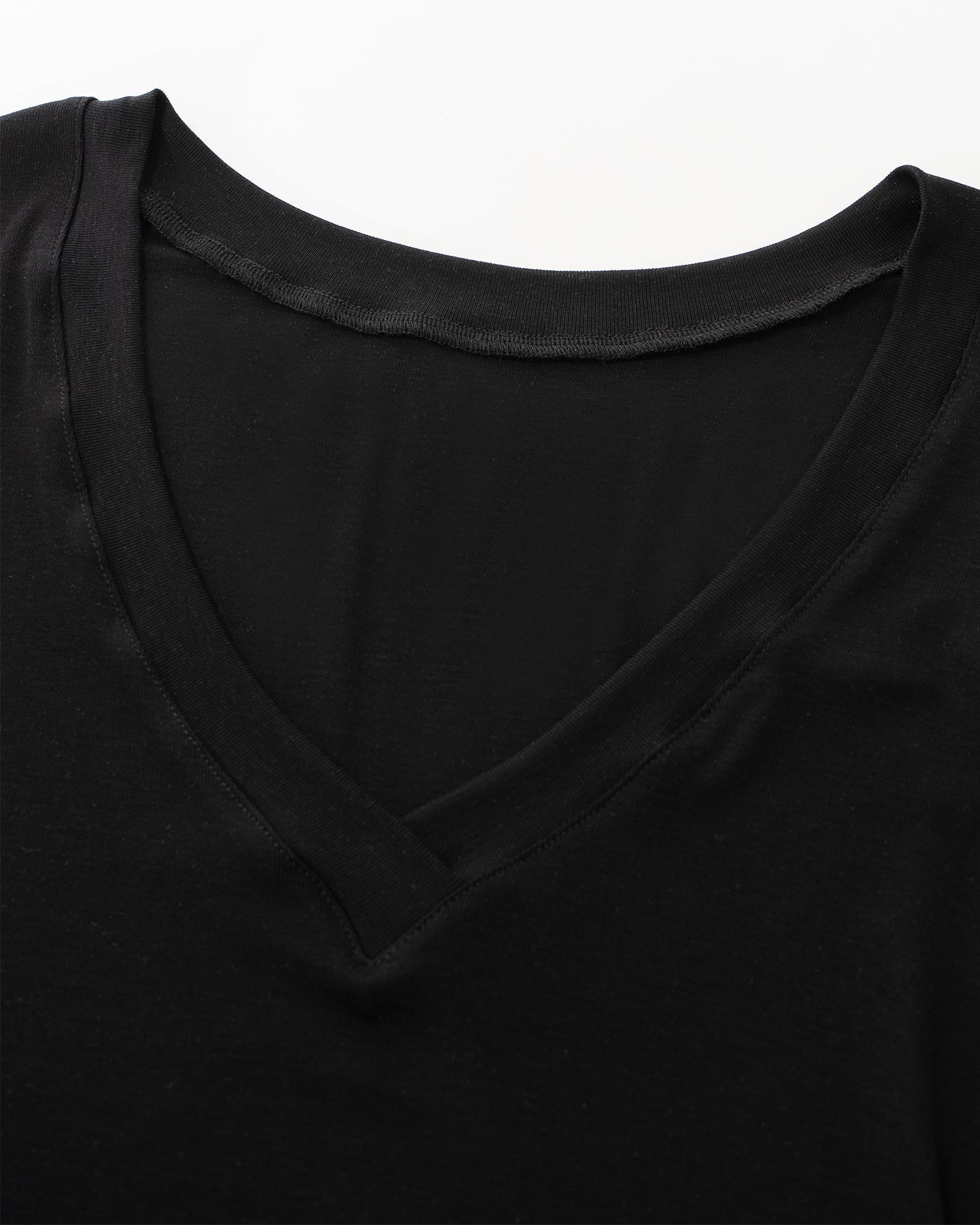 Tencel-Blend V-Neck Sleeveless Top