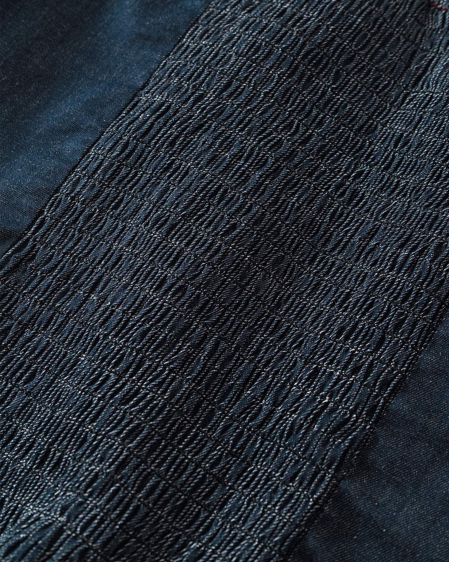 Cotton-Blend Vintage Raw Denim Skirt