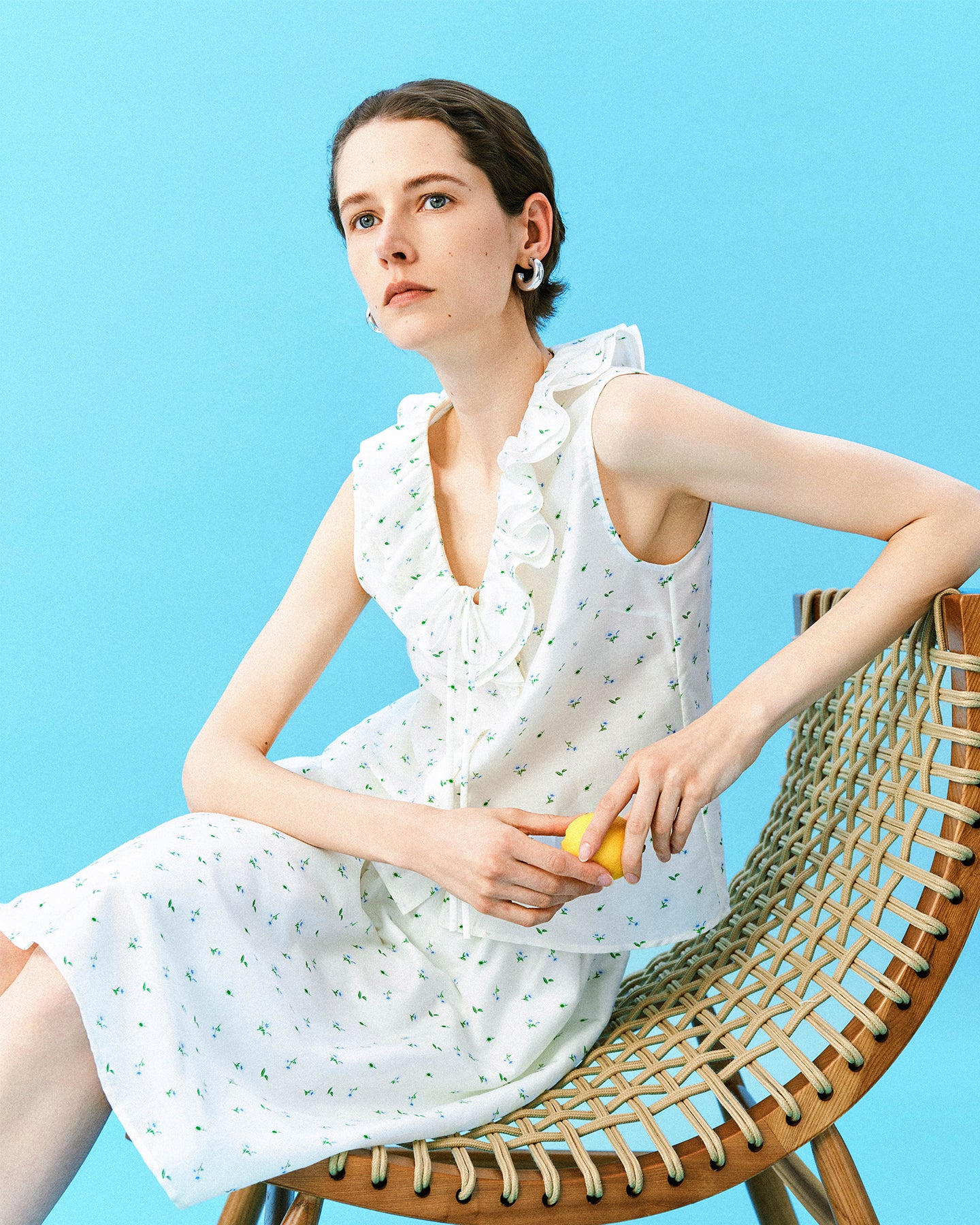 Lyocell & Mulberry Silk French-Style V-Neck Camisole